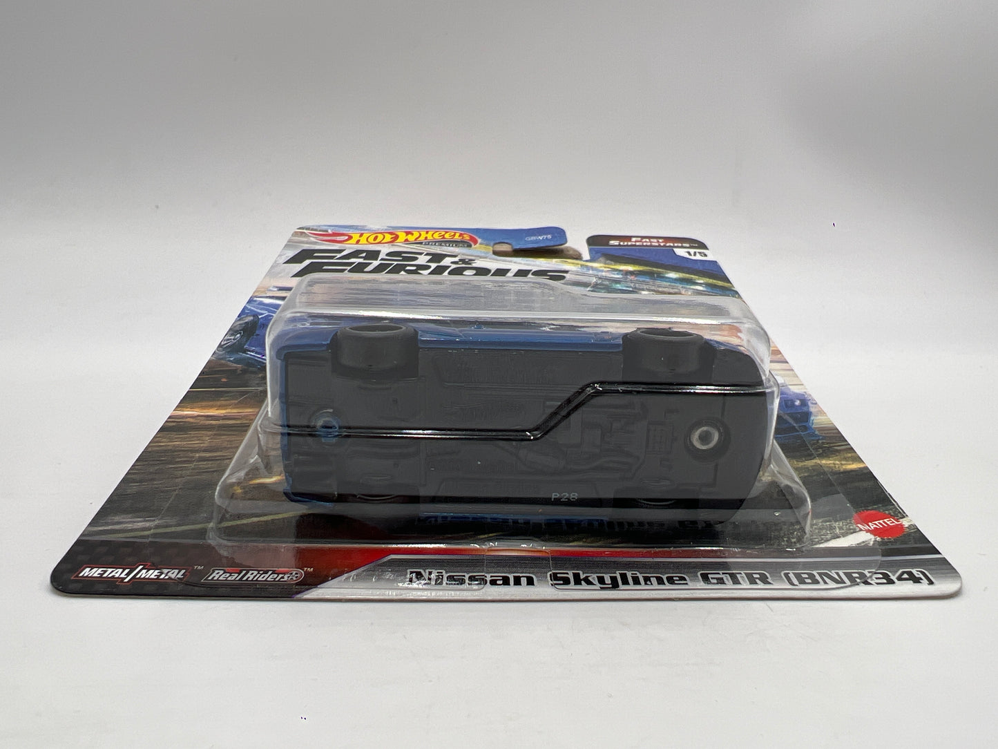 Hot Wheels Premium Fast & Furious Fast Superstars #1 Nissan Skyline GTR BNR34 Blue W/Protector