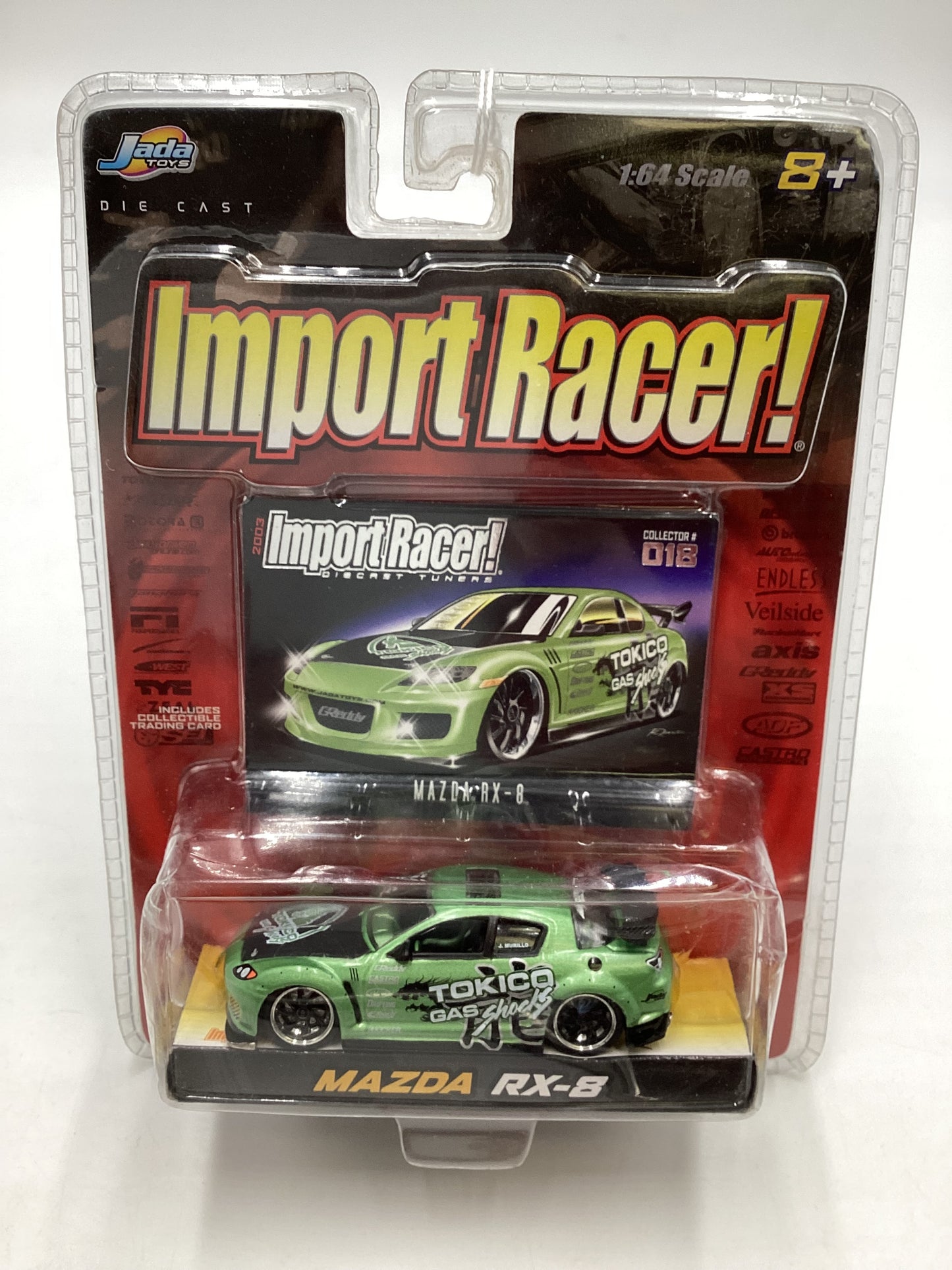 Jada Toys Import Racer #018 Mazda RX-8 Green 222D