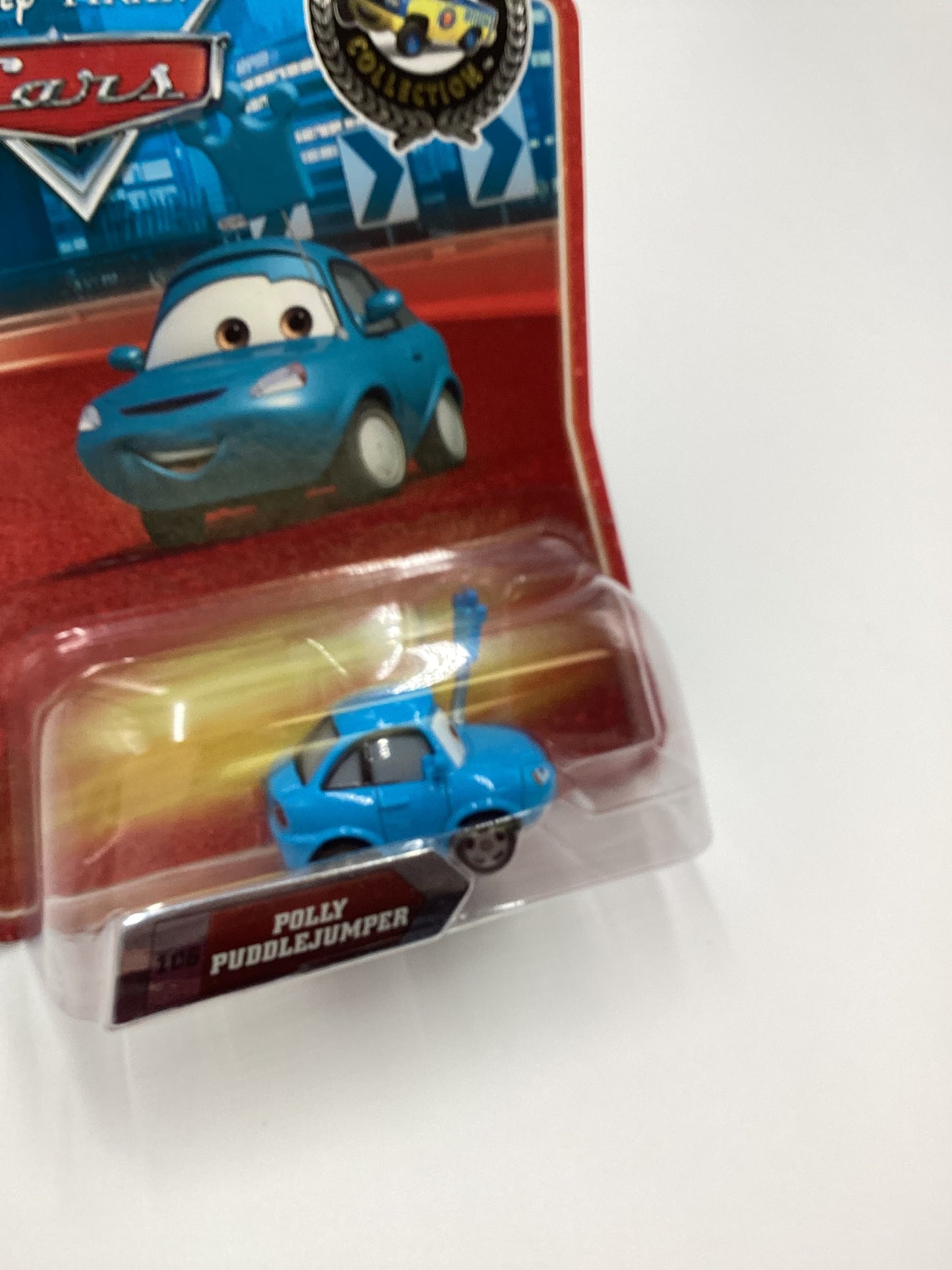 Disney Pixar Cars Final Lap Collection Polly Puddlejumper Blue #106 141A