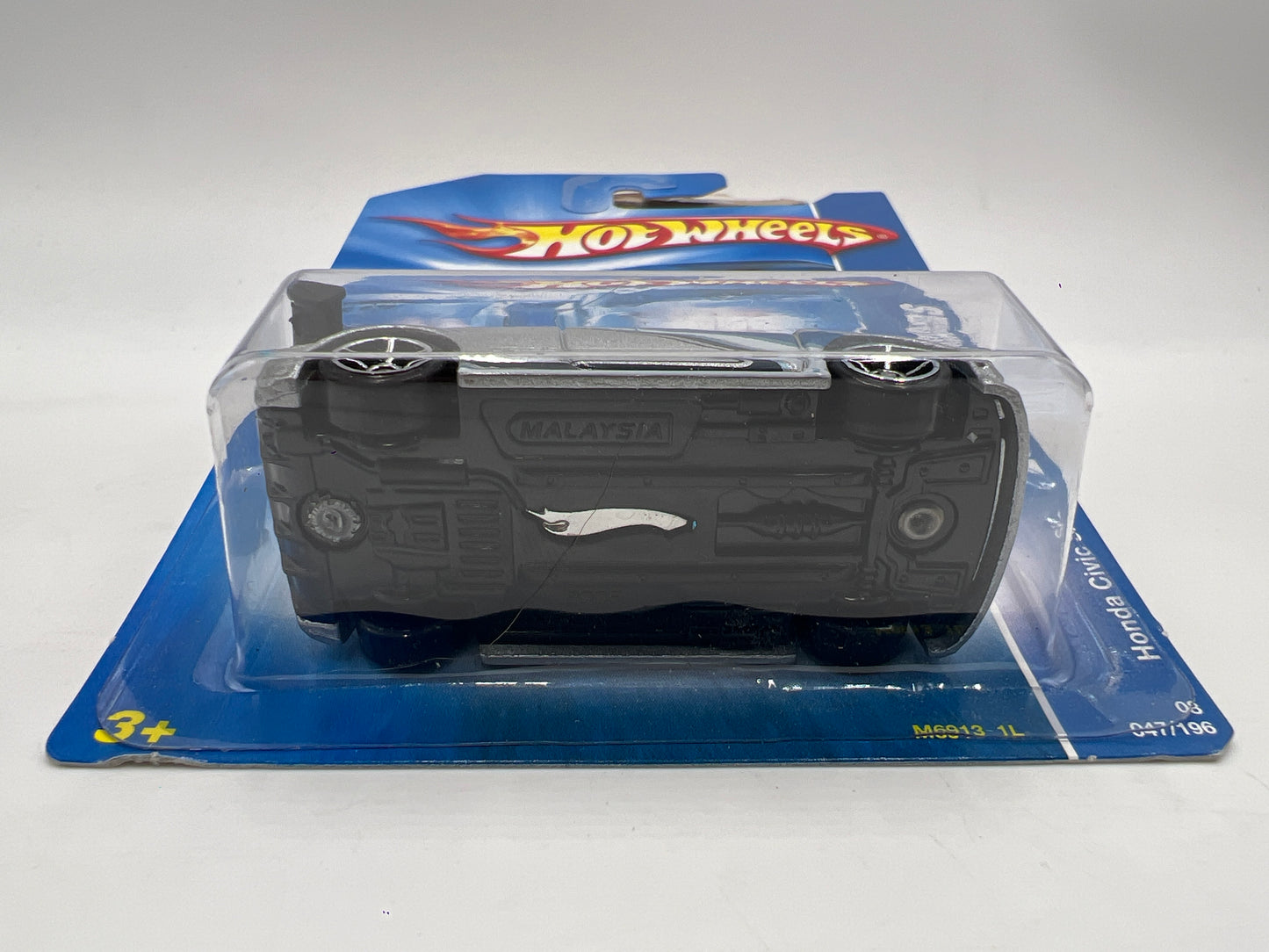 2008 Hot Wheels All Stars #47 Kmart Exclusive Honda Civic Si Silver W/Protector SR