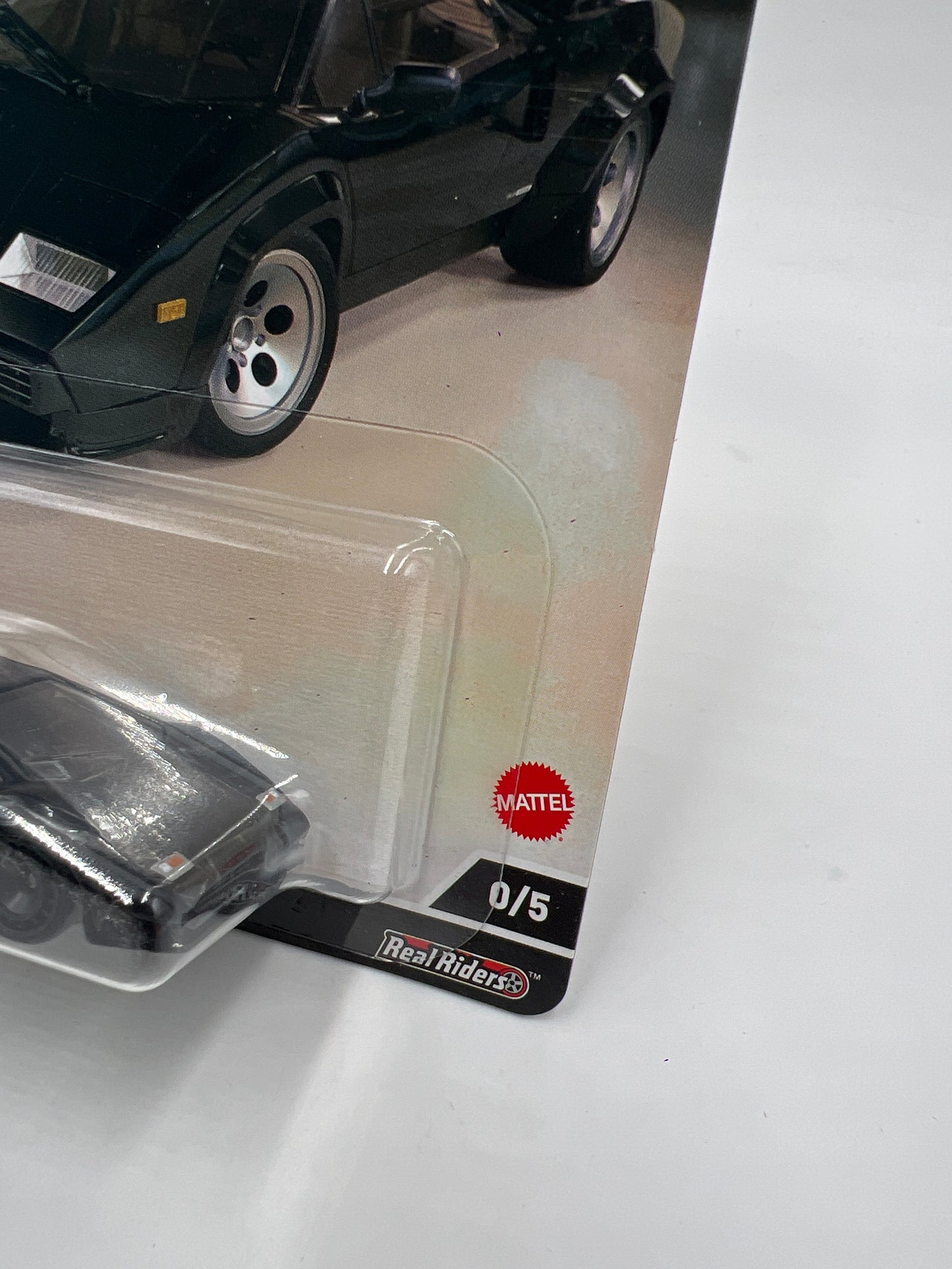 Hot Wheels Premium CHASE Jay Lenos Garage #0 Lamborghini Countach LP 5000 QV Black W/Protector