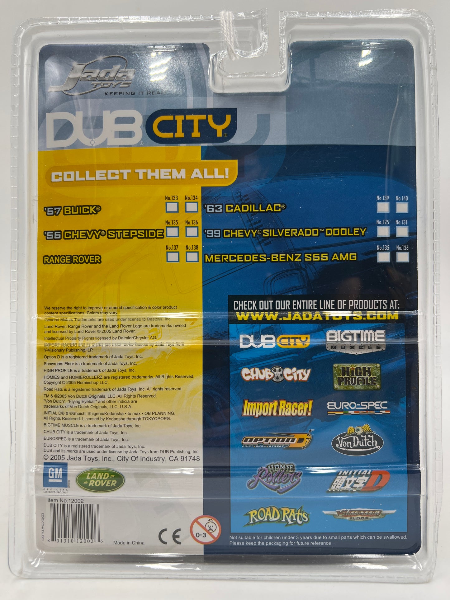 Jada Toys Dub City Old Skool Wave 13 #135 56 Chevy Stepside Red