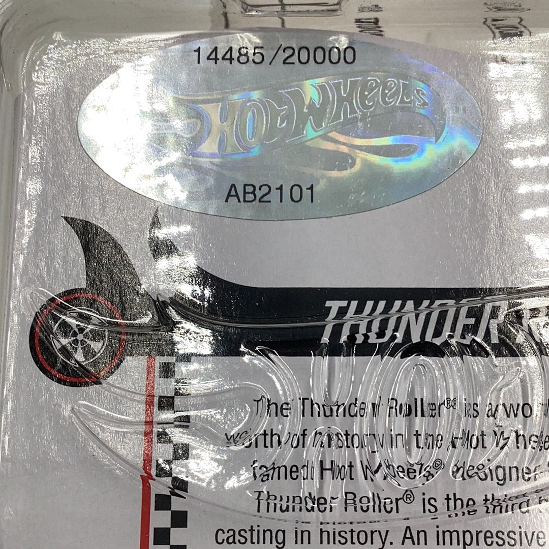 Hot wheels collectors.com Thunder Roller 14485/20000 with protector