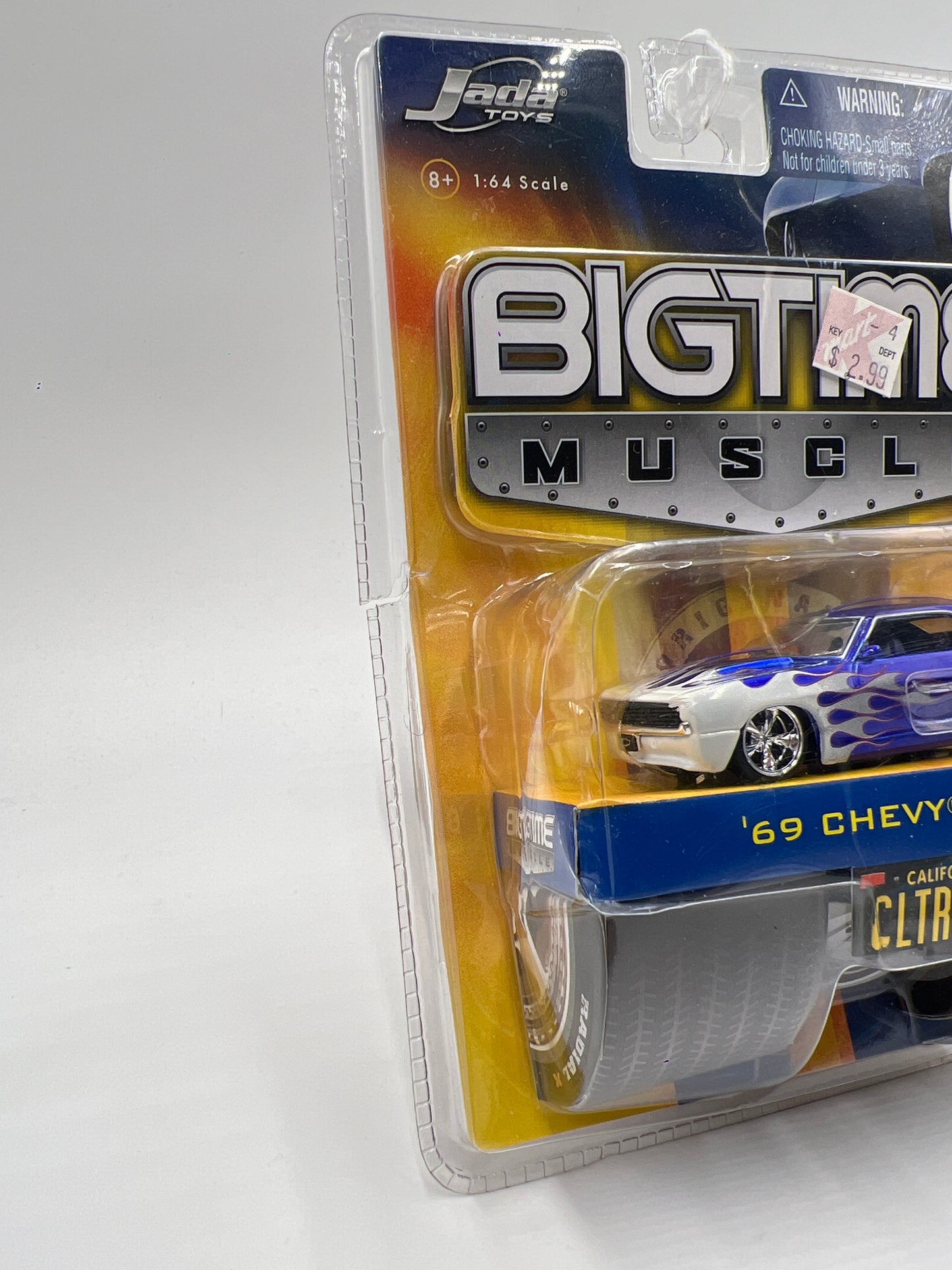 Jada Dub City Big Time Muscle #31 69 Chevy Camaro Blue Damaged Blister 184D