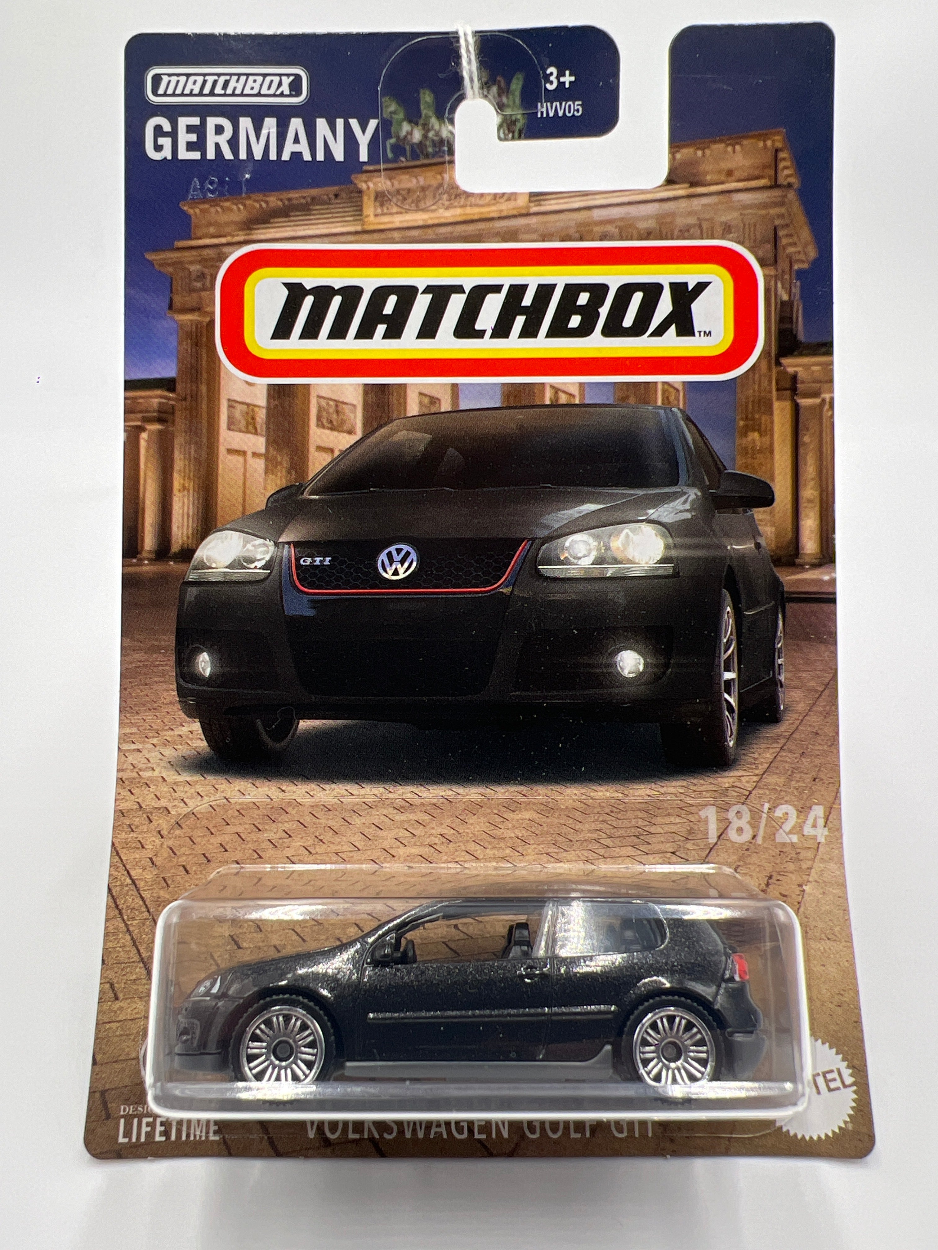 2024 Matchbox Germany #18 Volkswagen Golf GTI Black 161A