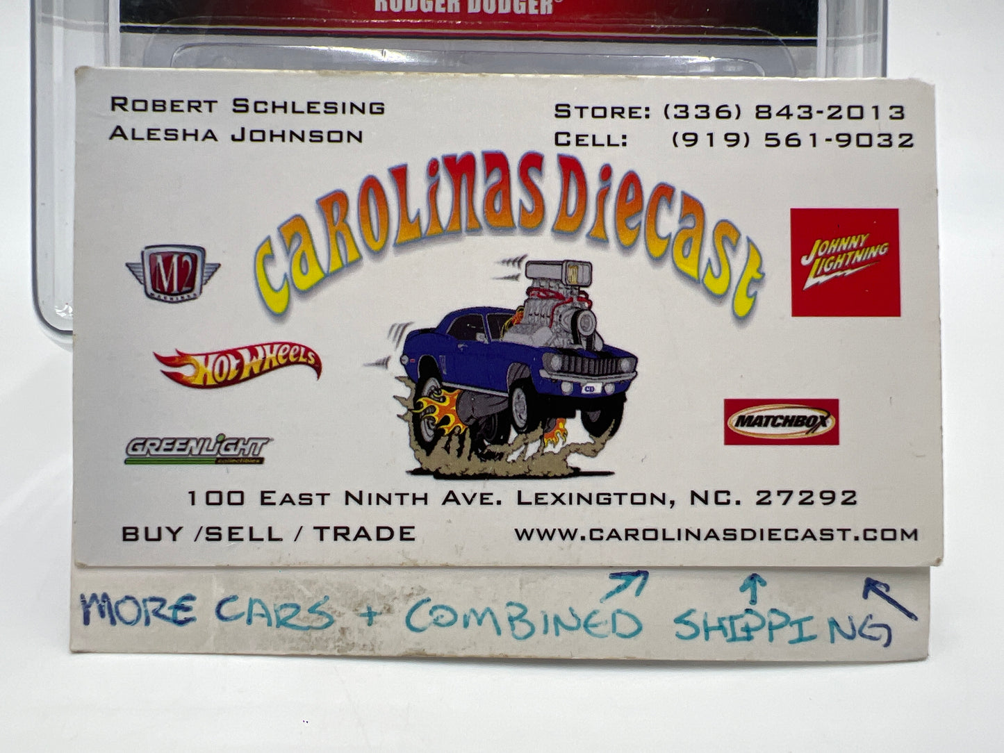 2014 Hot Wheels 14th Annual Collectors Nationals 1029/2000 Rodger Dodger Blue W/Protector