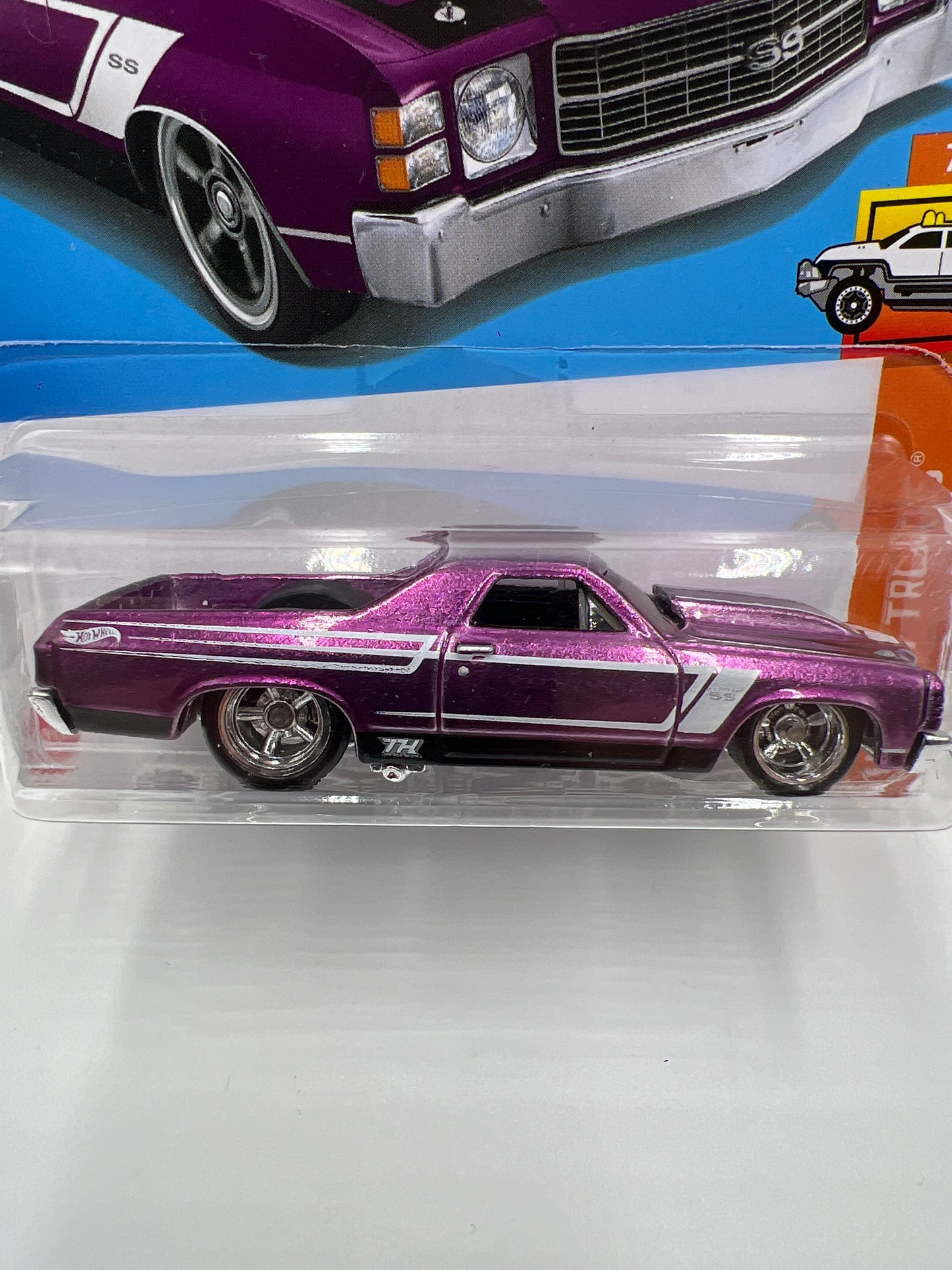 2024 Hot Wheels F Case Super Treasure Hunt #132 72 El Camino Purple W/Protector #2