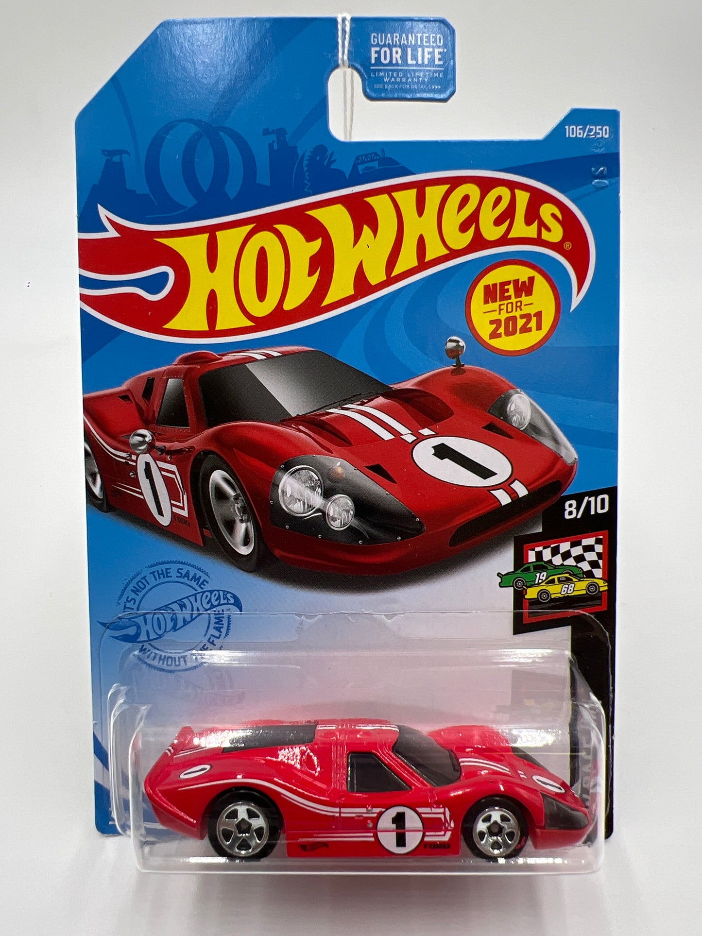 2021 Hot Wheels Race Day #106 67 Ford GT40 MK.IV Red 20C