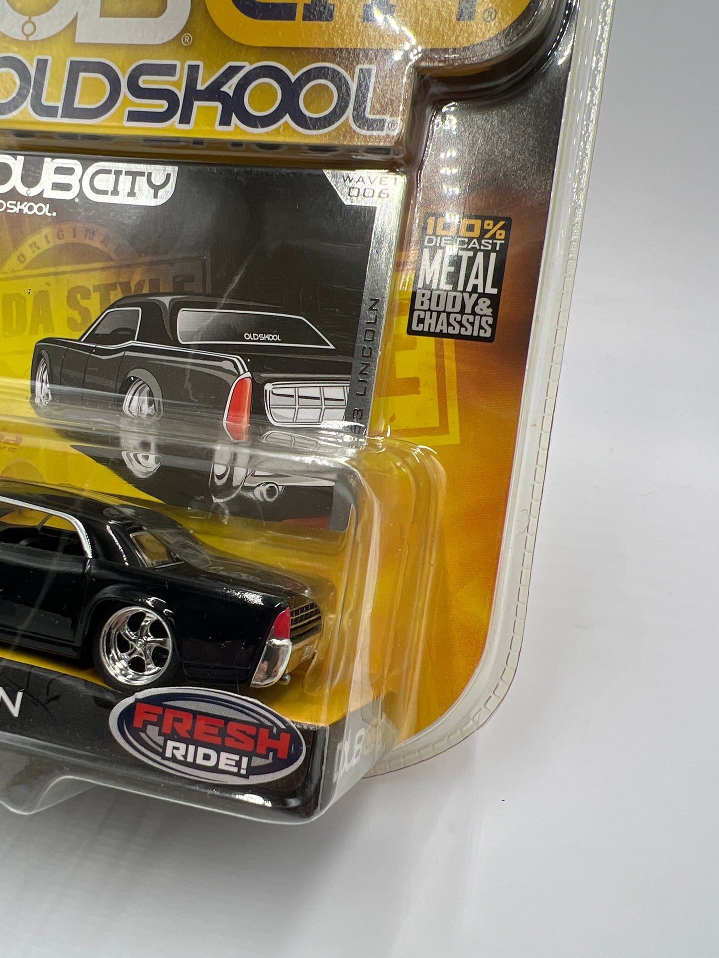 Jada Toys Dub City Old Skool Wave 1 #6 63 Lincoln Black SR