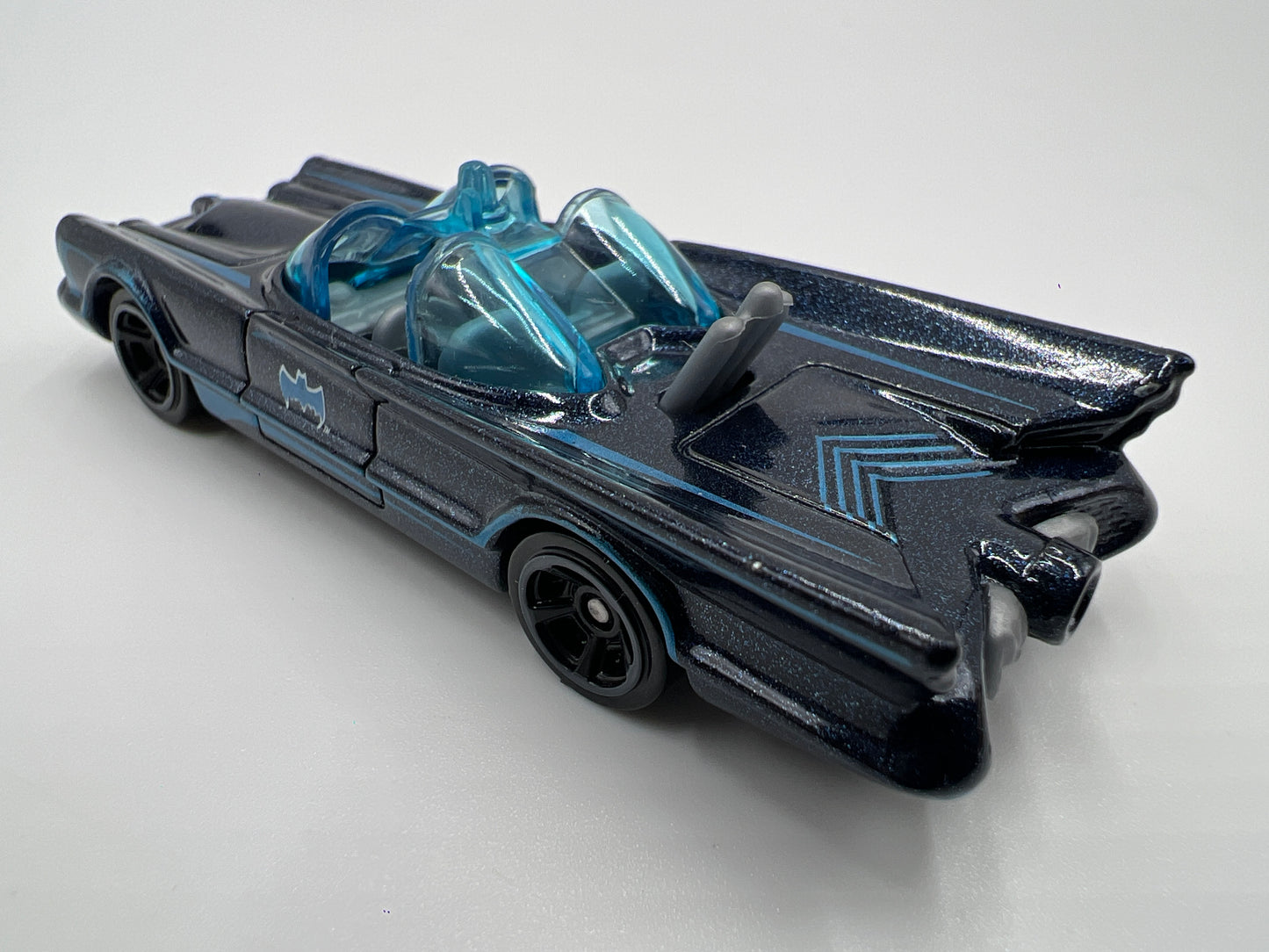 Hot Wheels 1/64 TV Series Batmobile Matte Dark Blue Loose