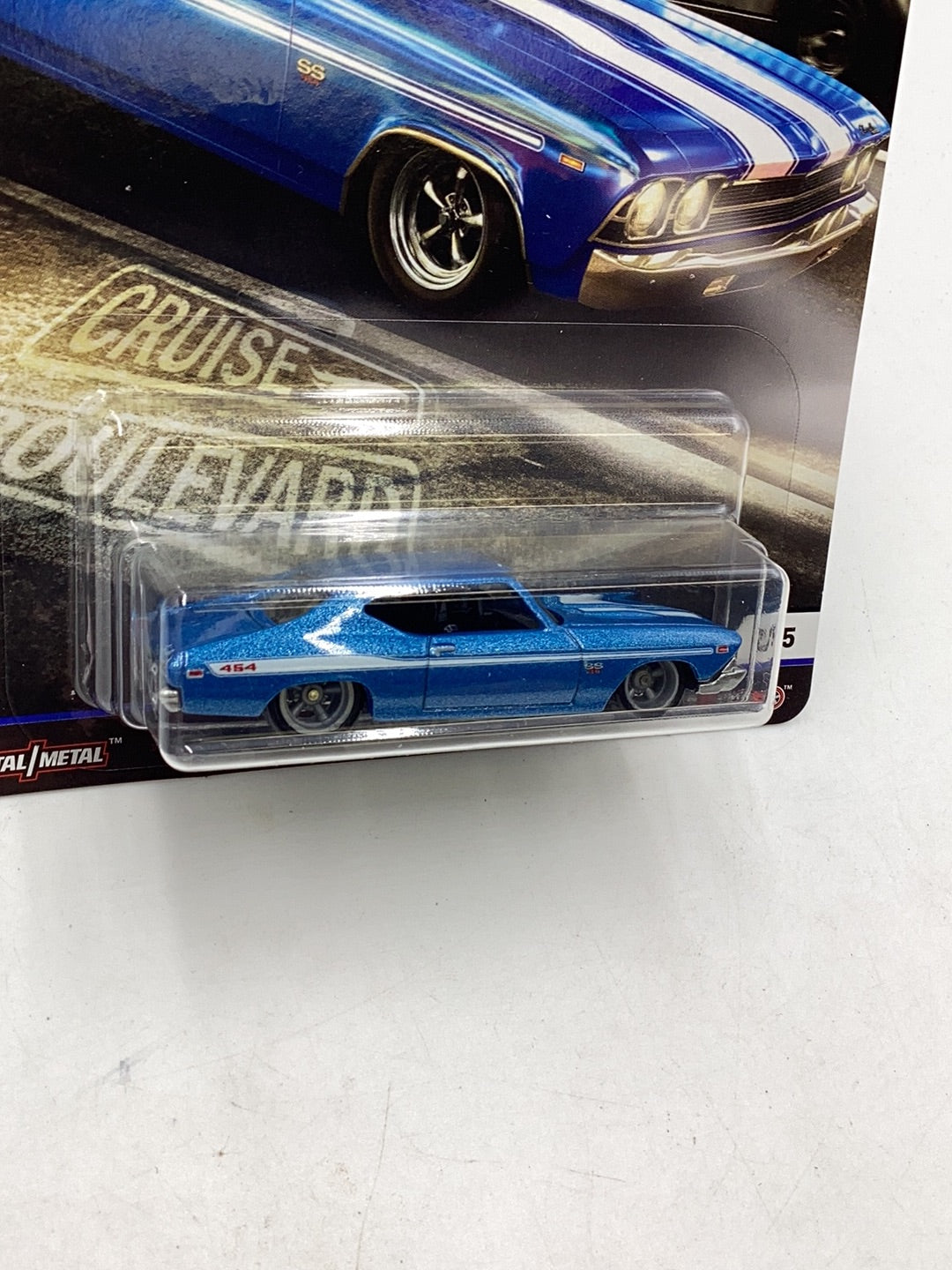 Hot wheels car culture cruise boulevard 69 Chevelle SS 396 259F