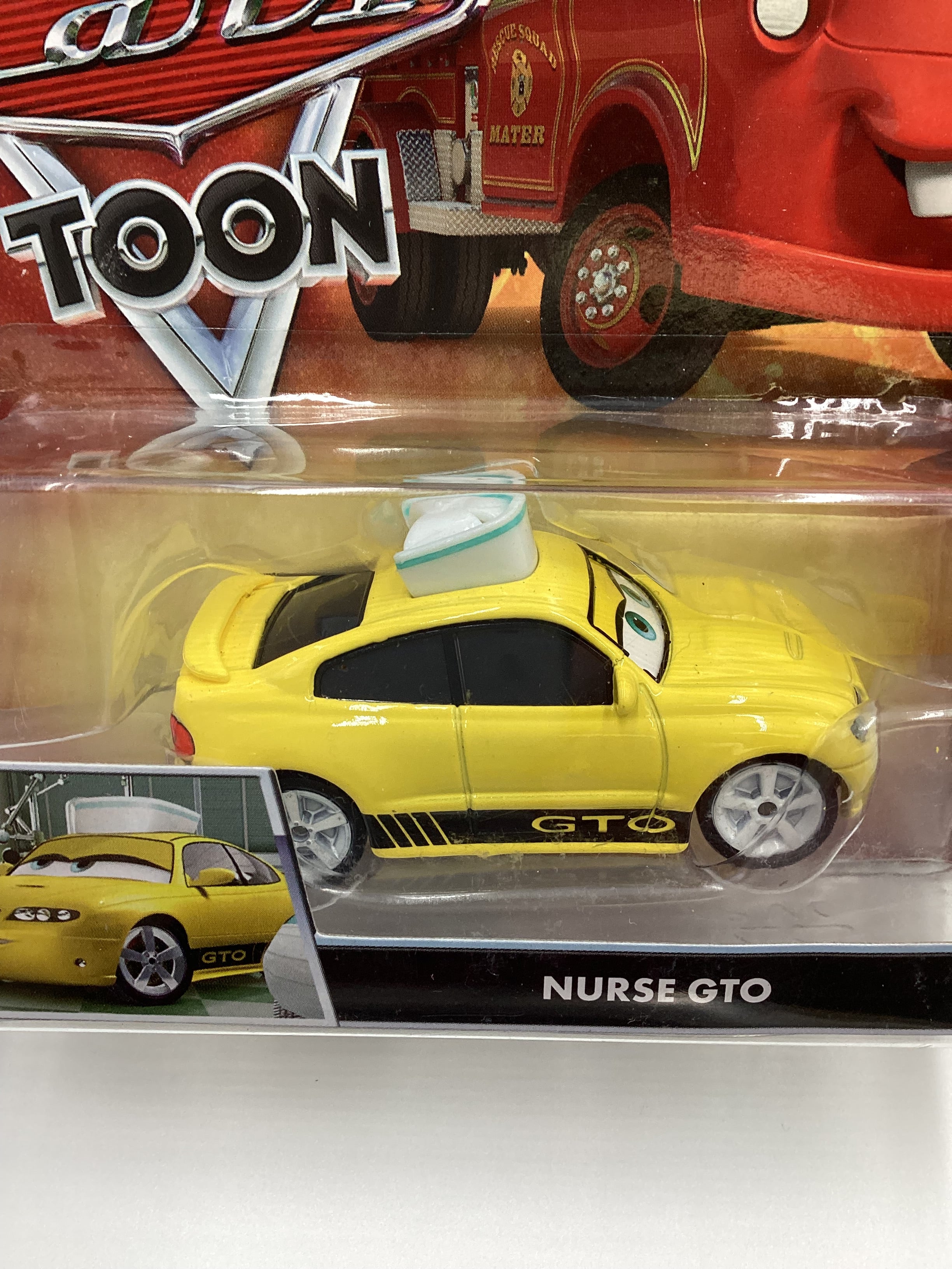 Disney Pixar Cars Toon Sizzlin Paint Job #4 Nurse GTO Yellow