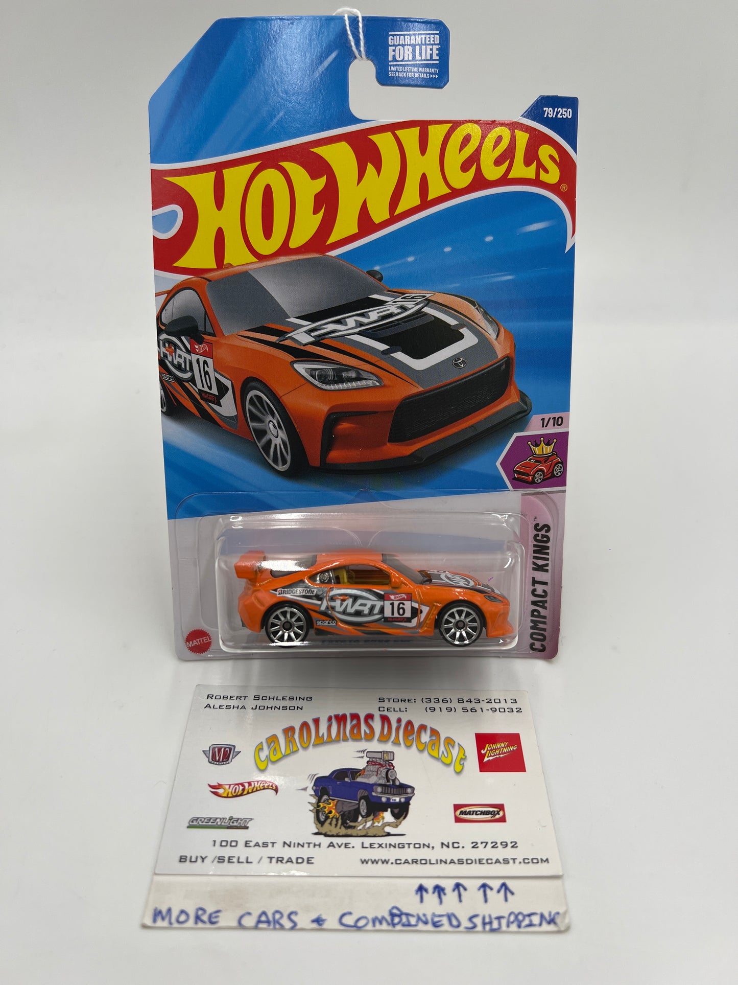 2025 Hot Wheels D Case #79 Toyota GR86 Cup Orange 94B