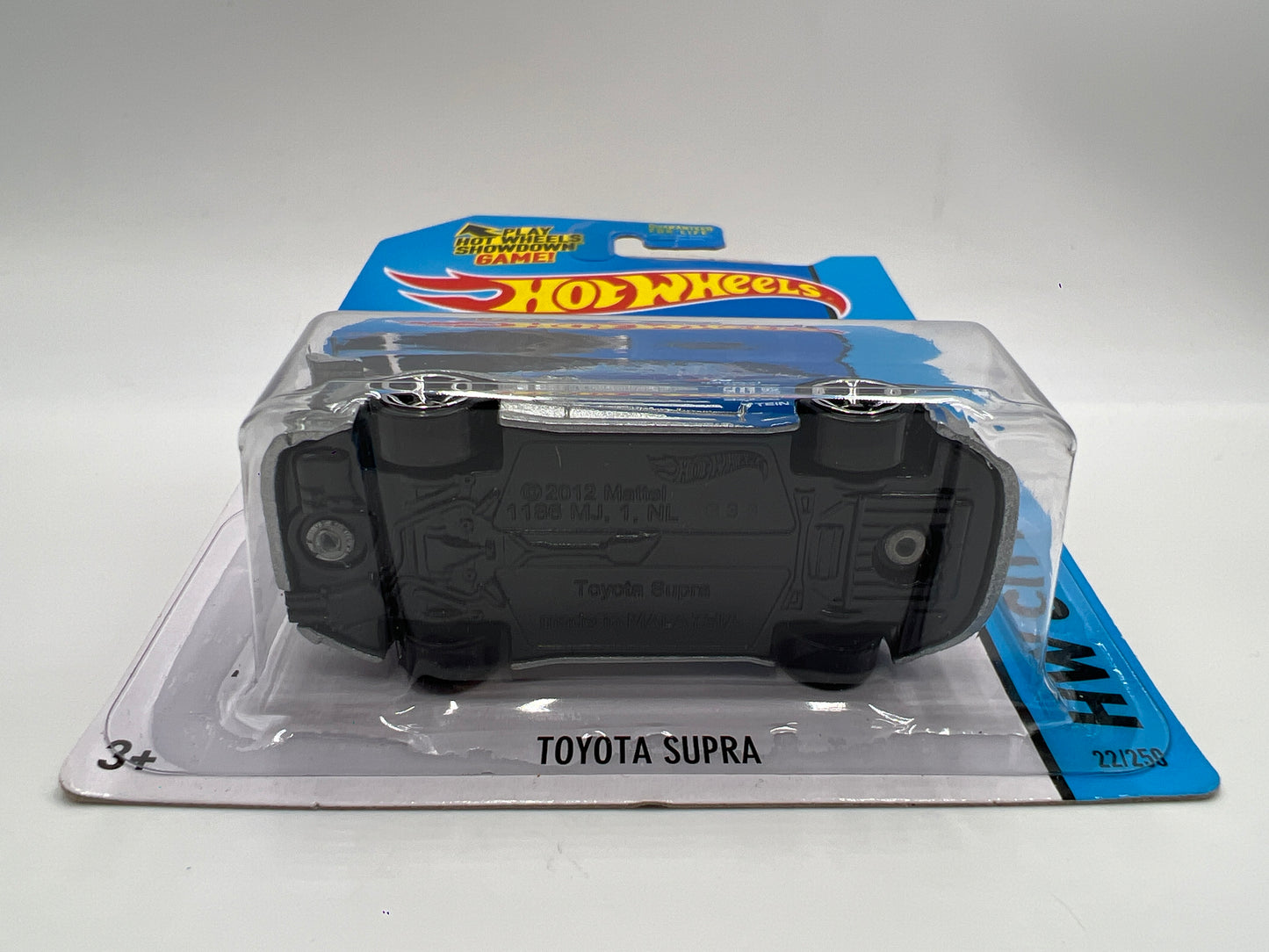 2015 Hot Wheels Kmart Exclusive #22 Toyota Supra Silver Falken W/Protector