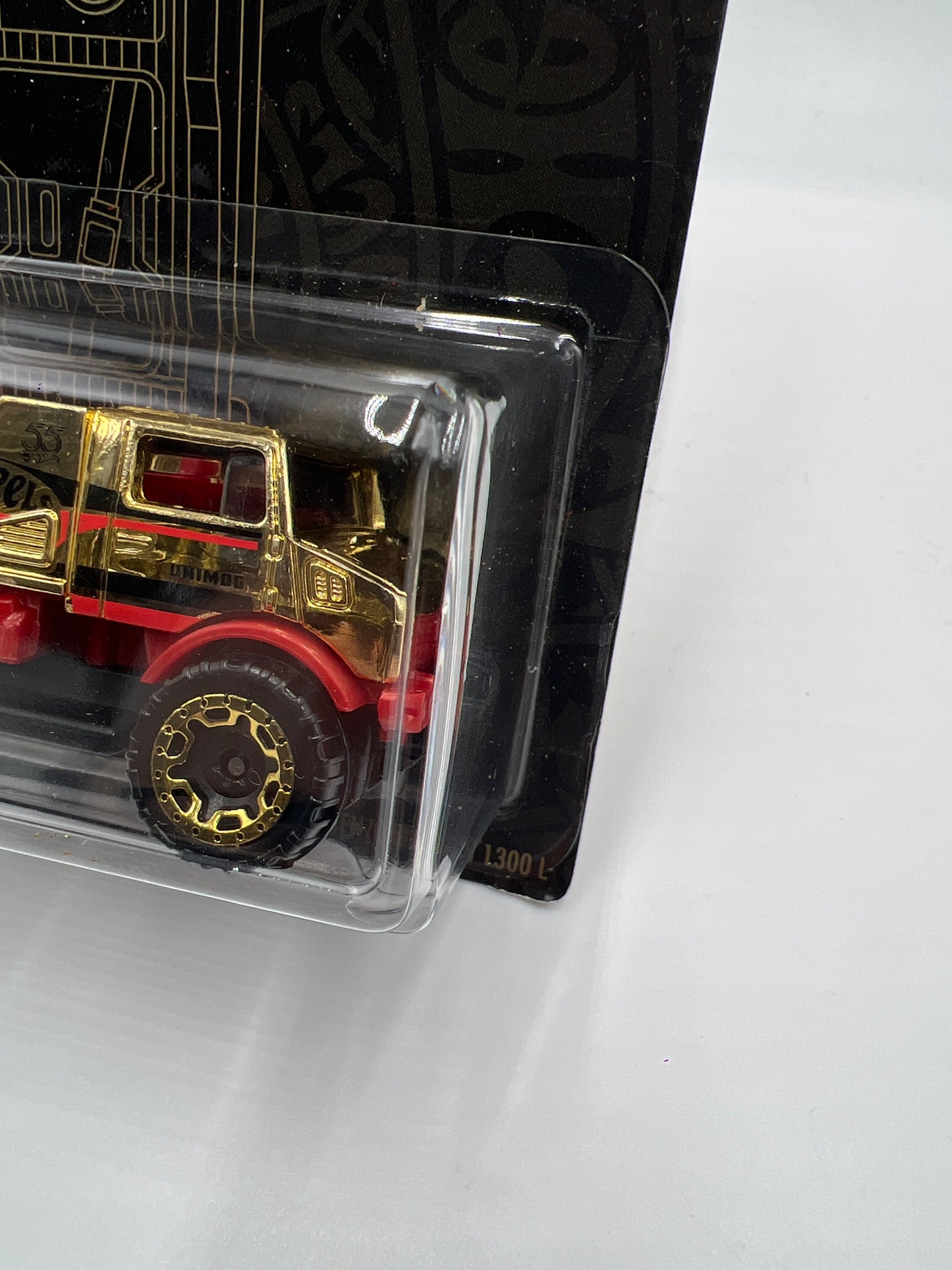 Hot Wheels 55th Anniversary Chase #3 Mercedes-Benz Unimog U 1300 L Gold SR