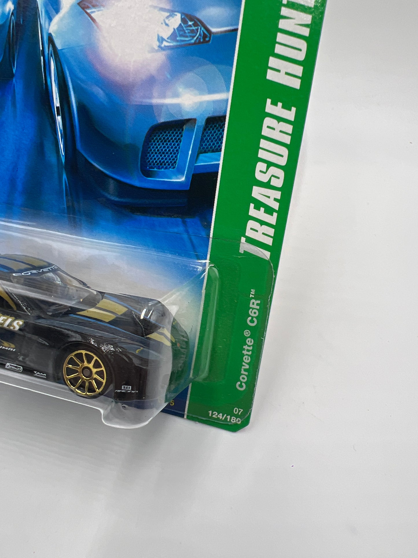2007 Hot Wheels Treasure Hunt #124 Corvette C6R Black
