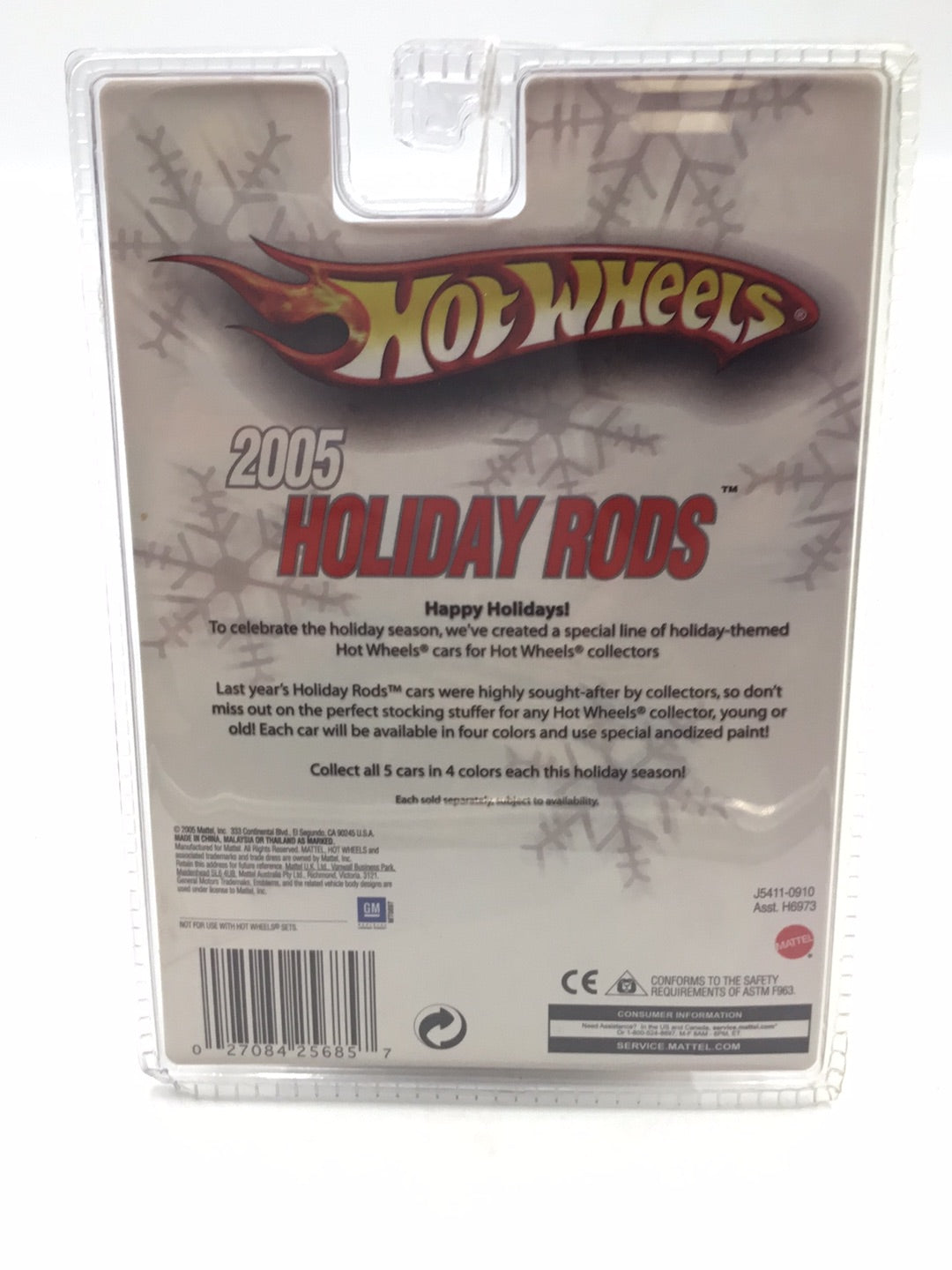 Hot wheels 2005 holiday rods #5 70 Chevelle SS Red real riders NN4