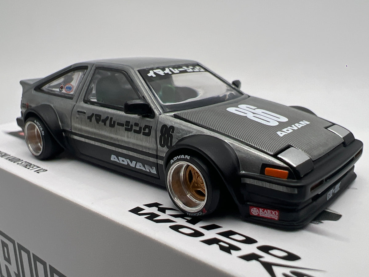 Mini GT Kaido House #218 CHASE Toyota Sprinter Trueno Kaido Street V2 Silver
