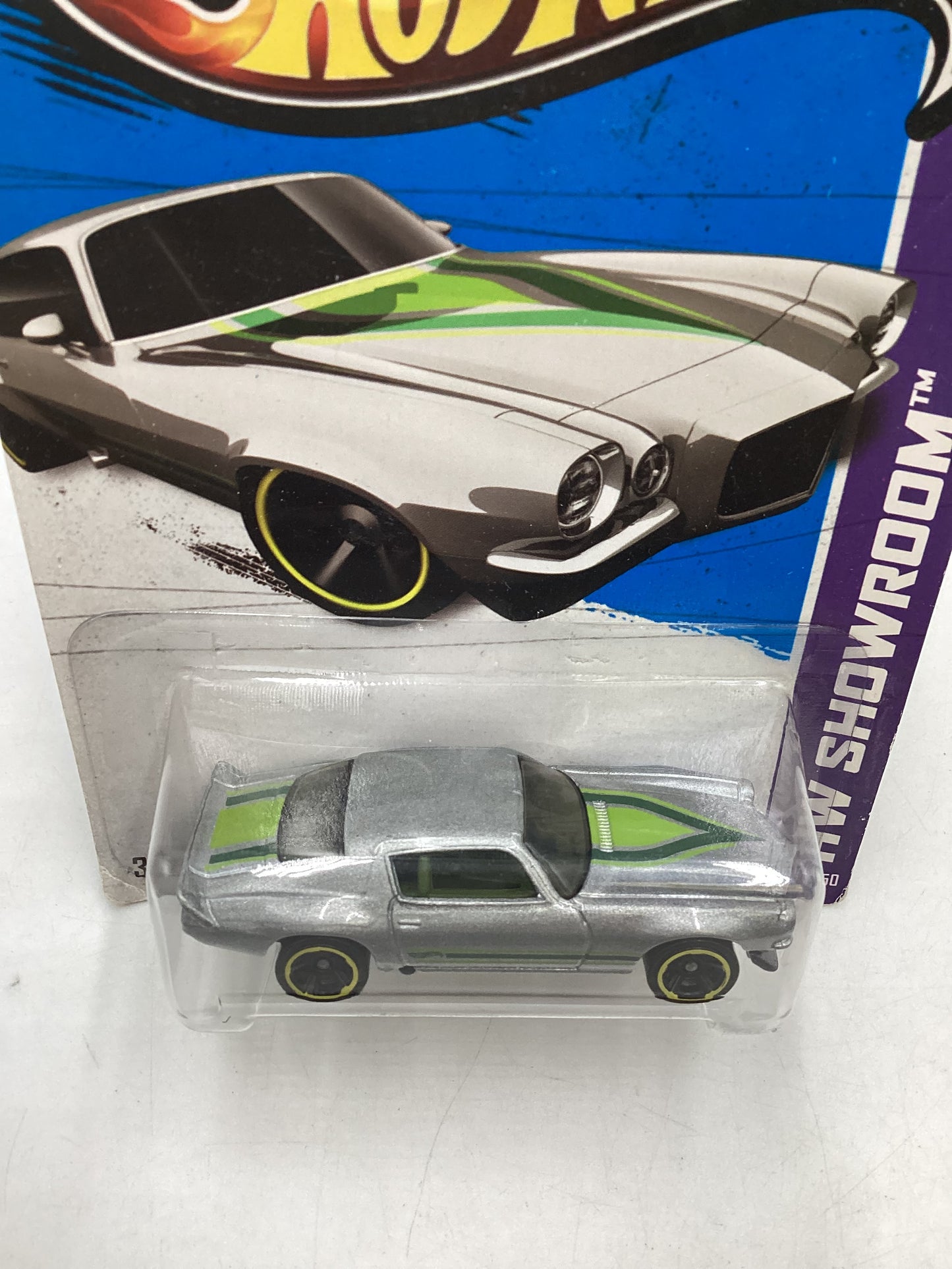 2013 Hot Wheels #221 70 Camaro Silver Toys R Us Exclusive