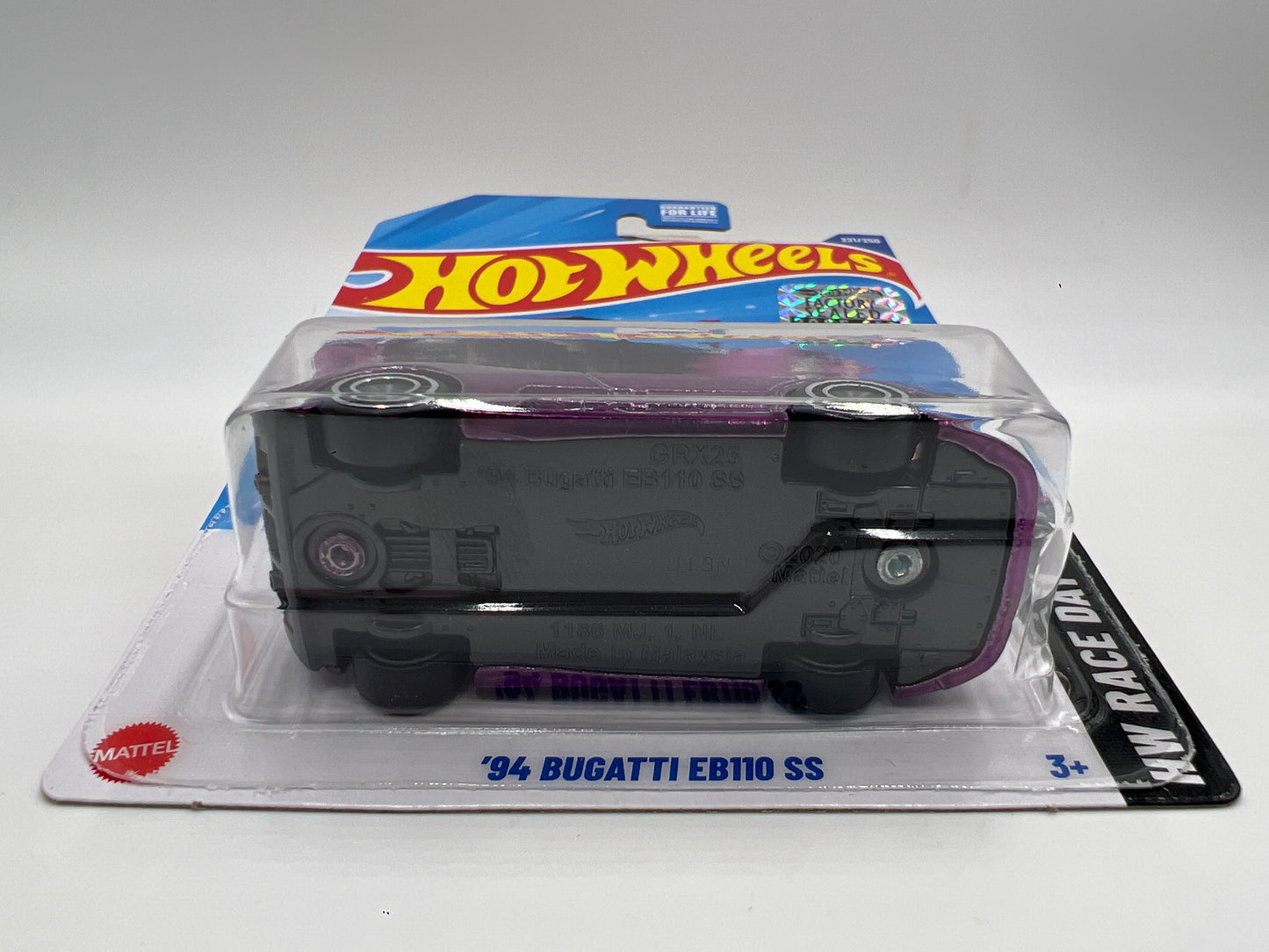 2025 Hot Wheels Factory Sealed Super Treasure Hunt #221 94 Bugatti EB110 SS Purple W/Protector