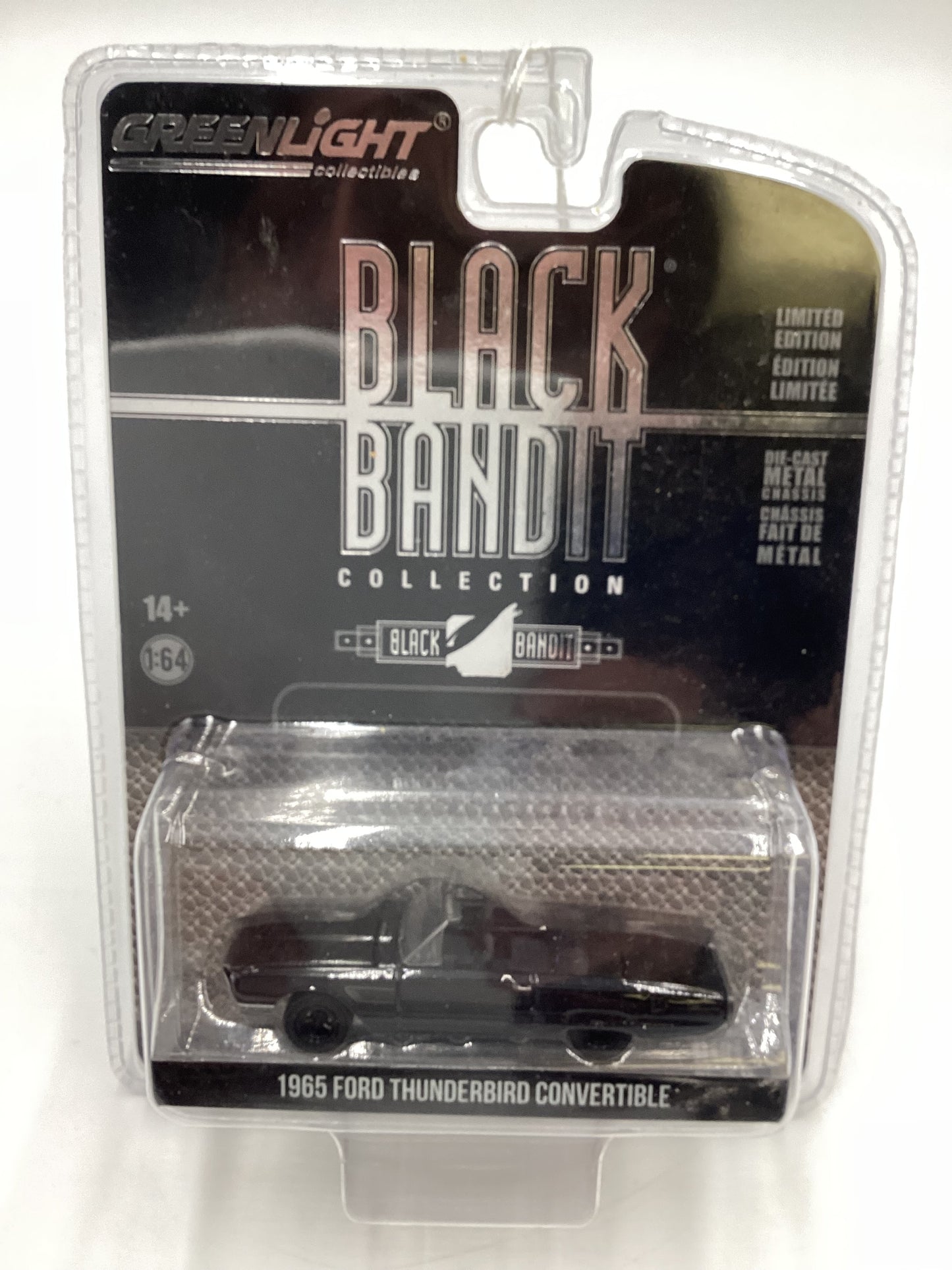 Greenlight Black Bandit Series 27 1965 Ford Thunderbird Convertible Black 180D