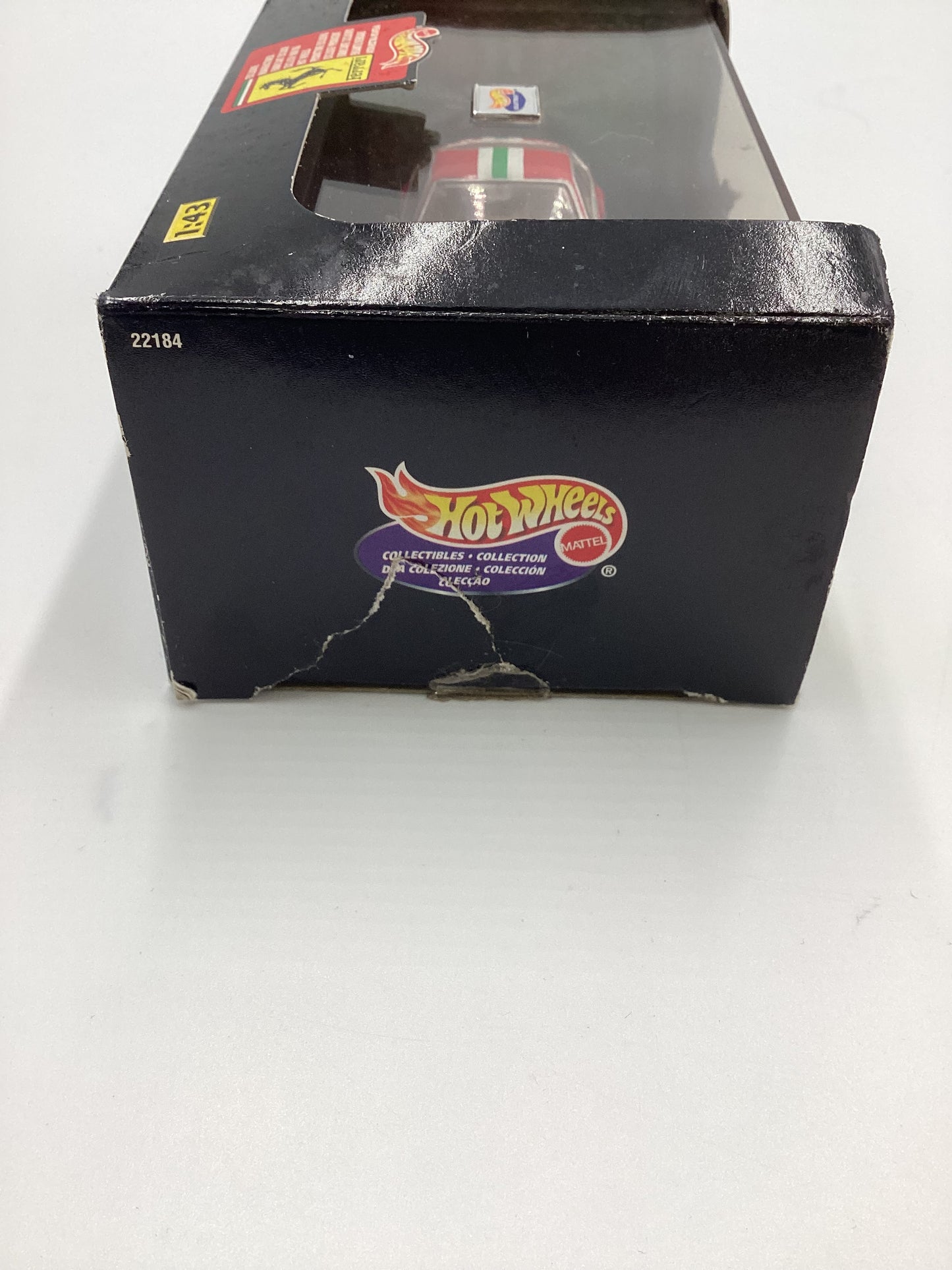 Hot Wheels Collectibles 1:43 Scale Black Box 1968 Ferrari 365 GTB Daytona Coupe Red * Box Damage*