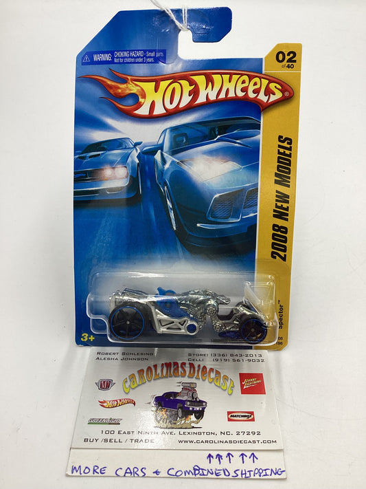 2008 Hot Wheels New Models #2 Spector Blue AA2