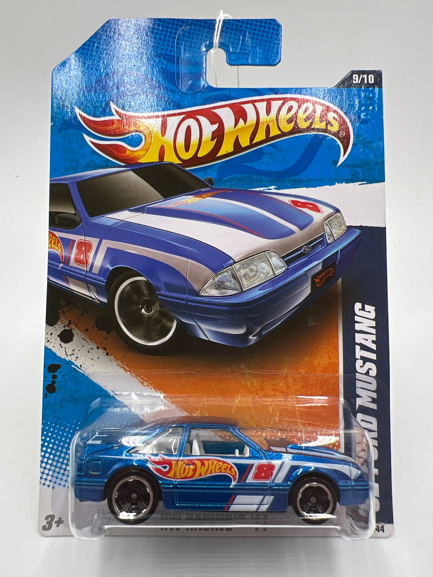 2011 Hot Wheels Racing #159 92 Ford Mustang Blue 24A