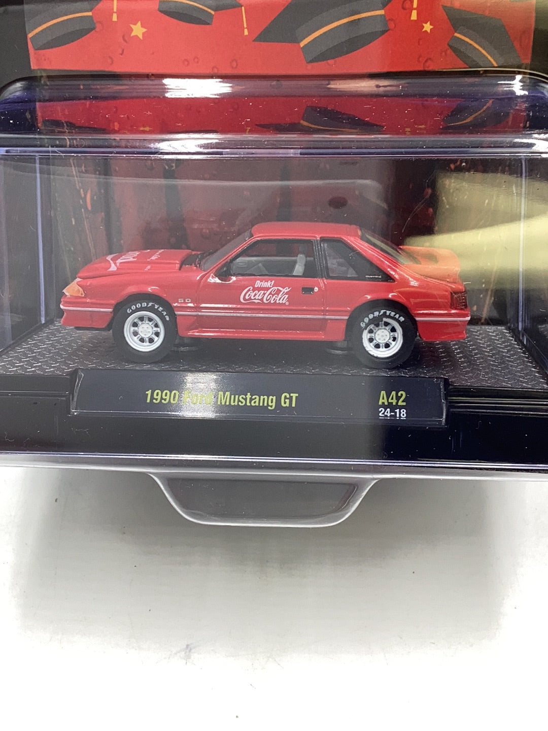 M2 MACHINES Coca Cola 1990 Ford Mustang GT A42