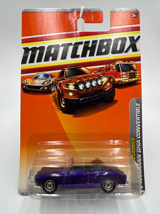 Matchbox Heritage Classics #22 Karmann Ghia Convertible Purple 206H