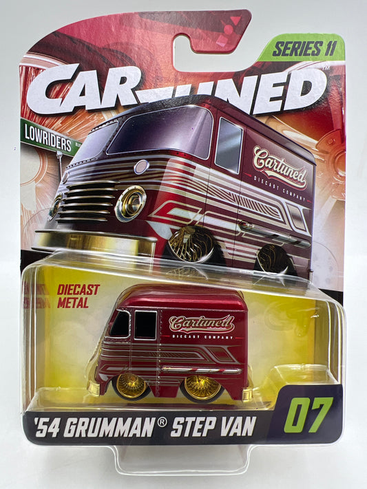MGA Car Tuned Mainline Series 11 #7 54 Grumman Step Van Red