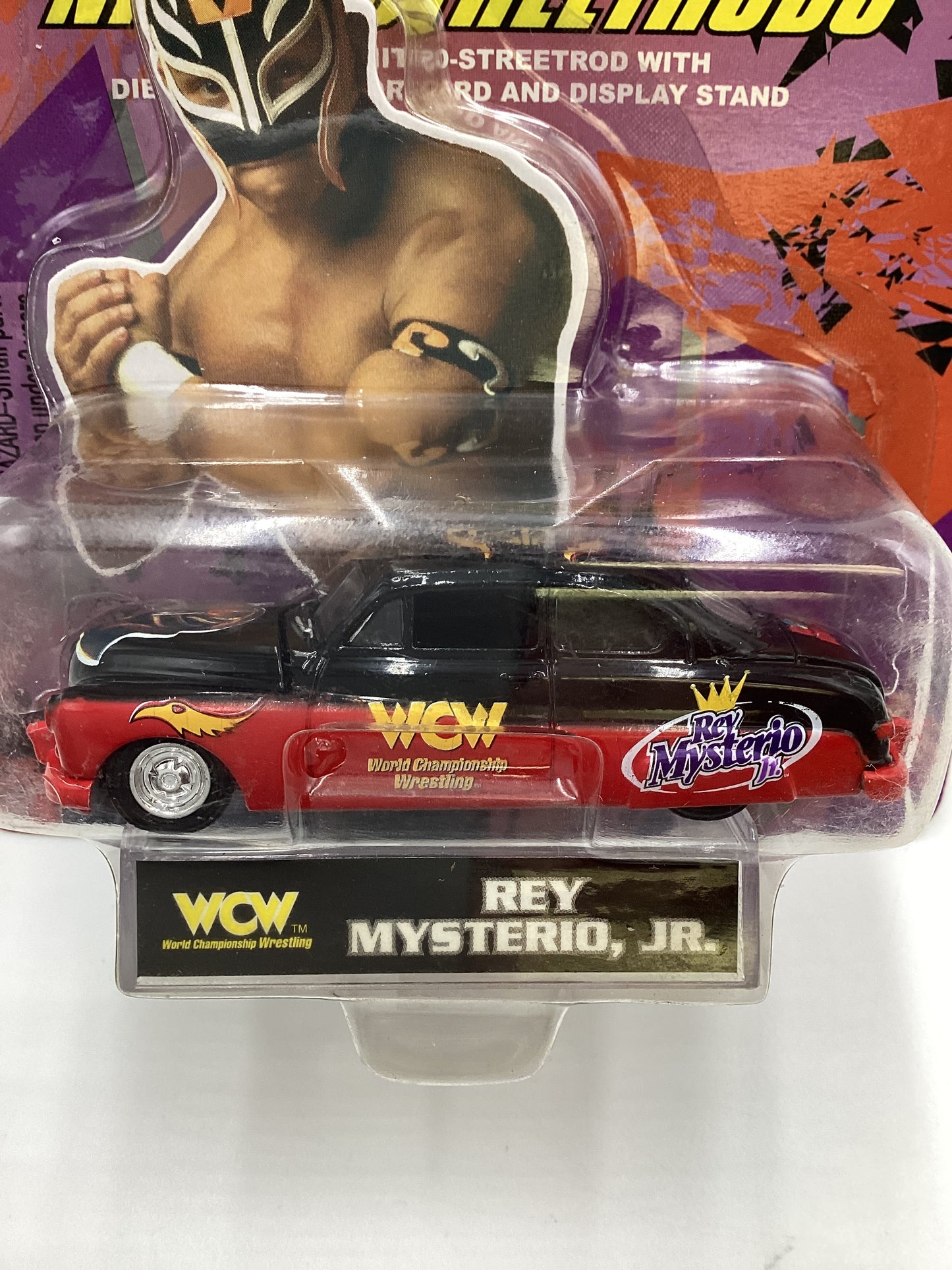 Racing Champions WCW Nitro Streetrods Rey Mysterio Jr 49 Custom Merc Black/Red SR