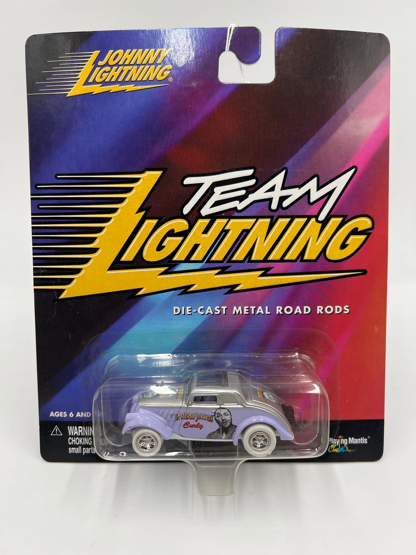 Johnny Lightning White Lightning Chase Team Lightning The Three Stooges 1933 Willys Curly Purple