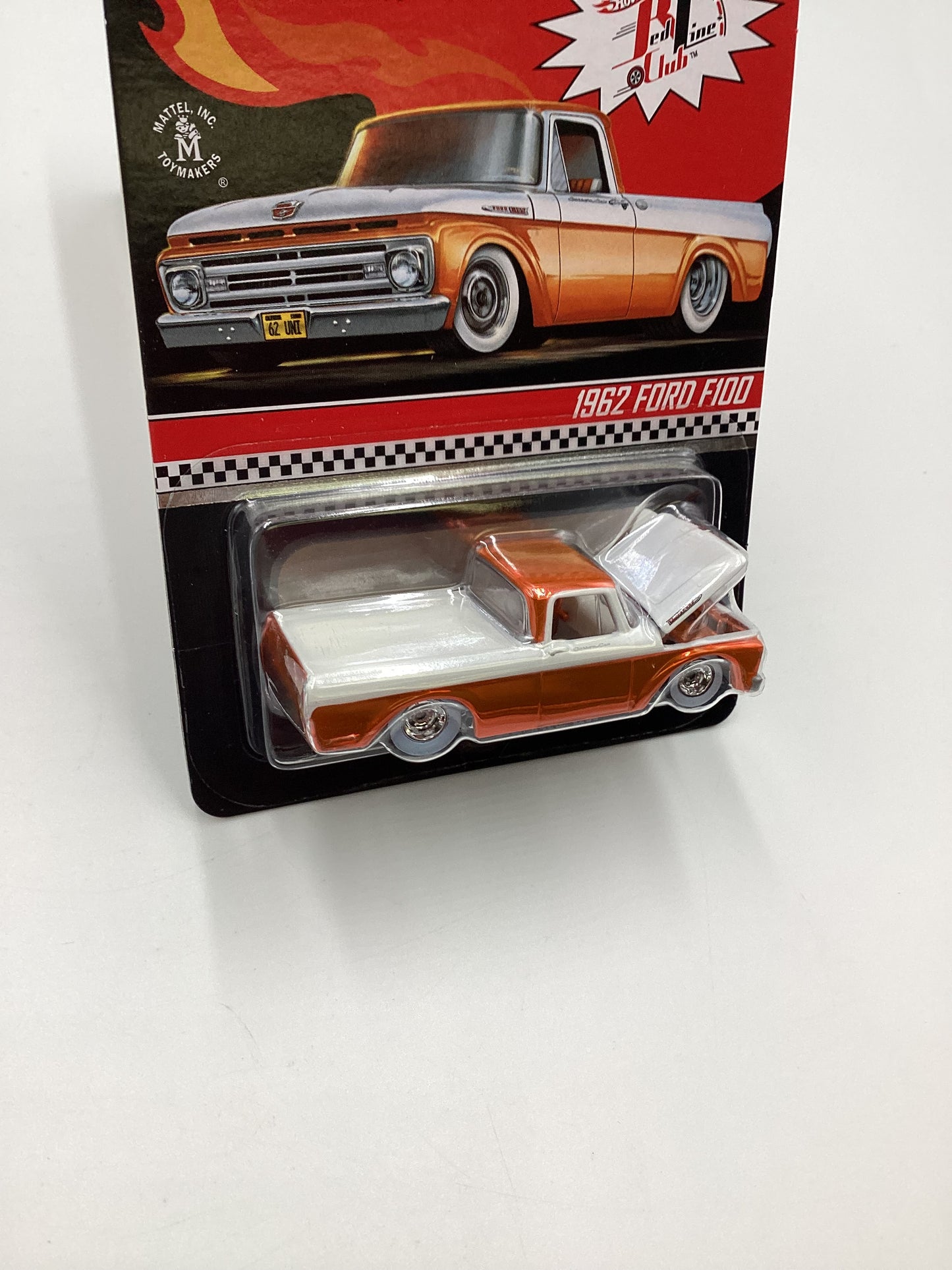 2022 Hot Wheels RLC #22580/25000 1962 Ford F100 Orange with protector