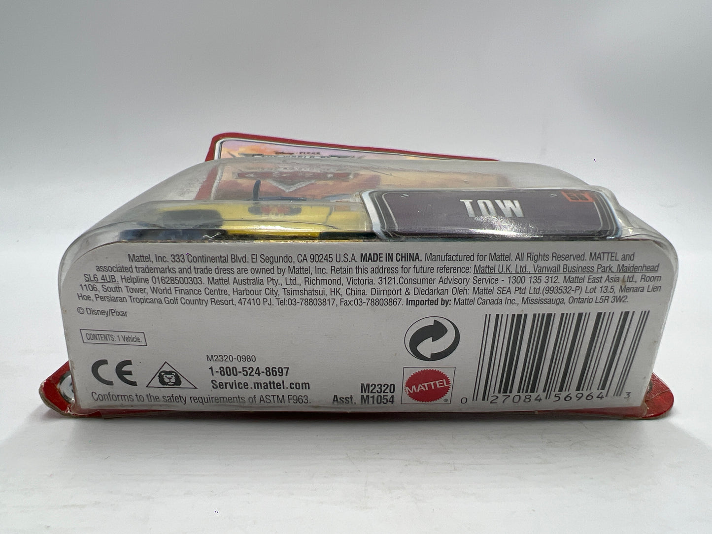 Disney Pixar The World Of Cars #56 Tow 138E