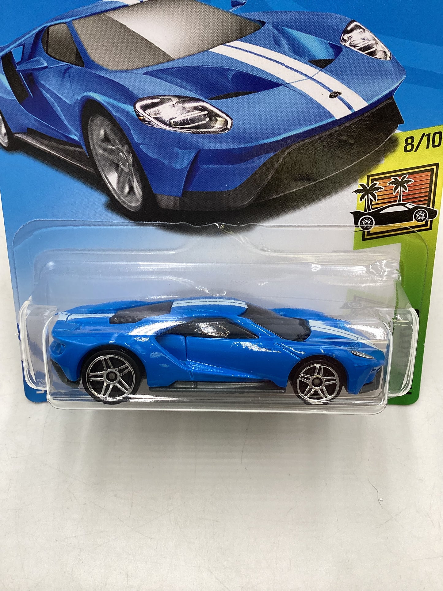 2018 Hot Wheels #99 17 Ford GT Blue 25i