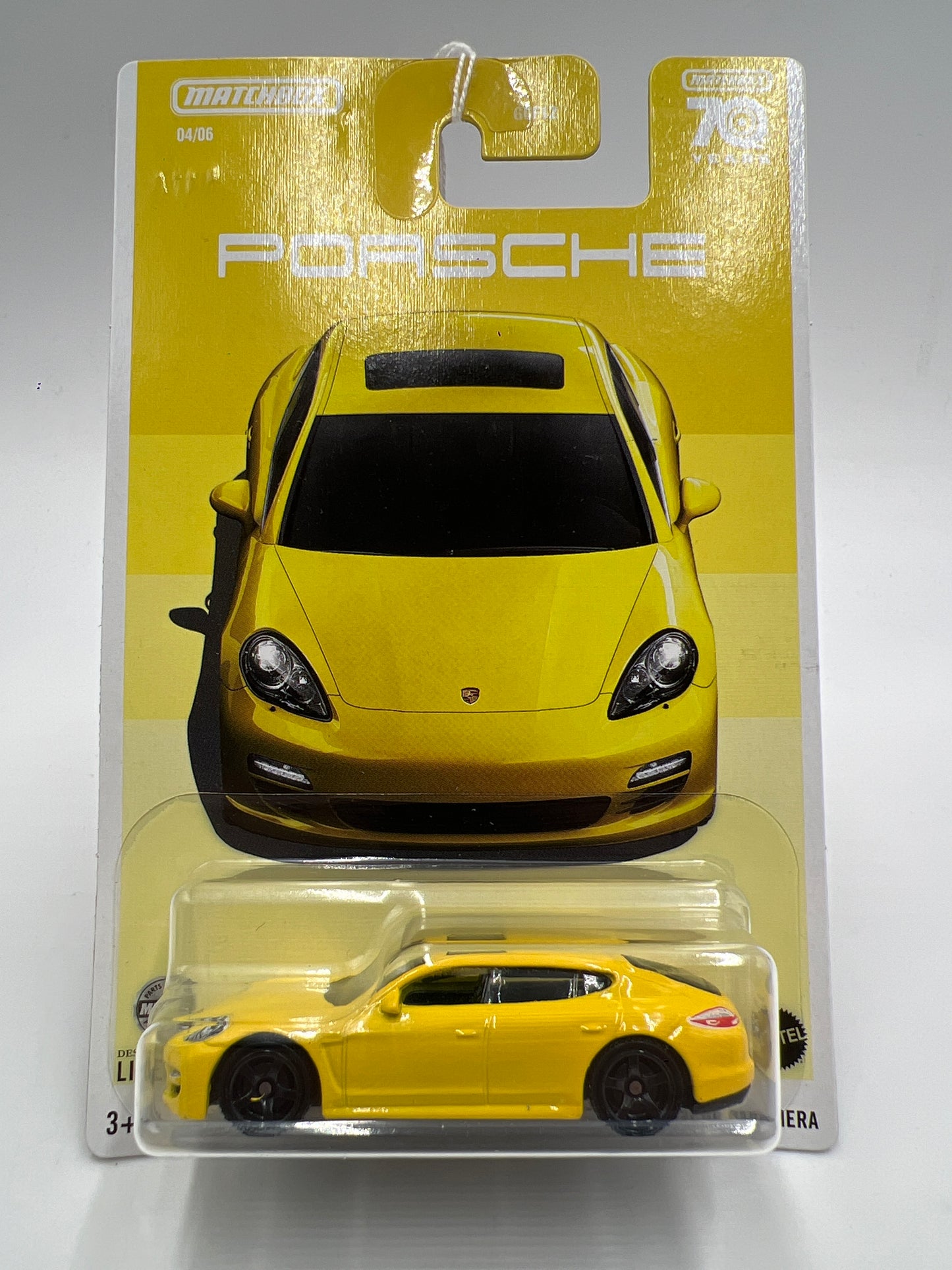 Matchbox Porsche Series #4 Porsche Panamera Yellow 150D