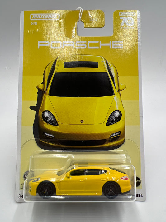 Matchbox Porsche Series #4 Porsche Panamera Yellow 150D