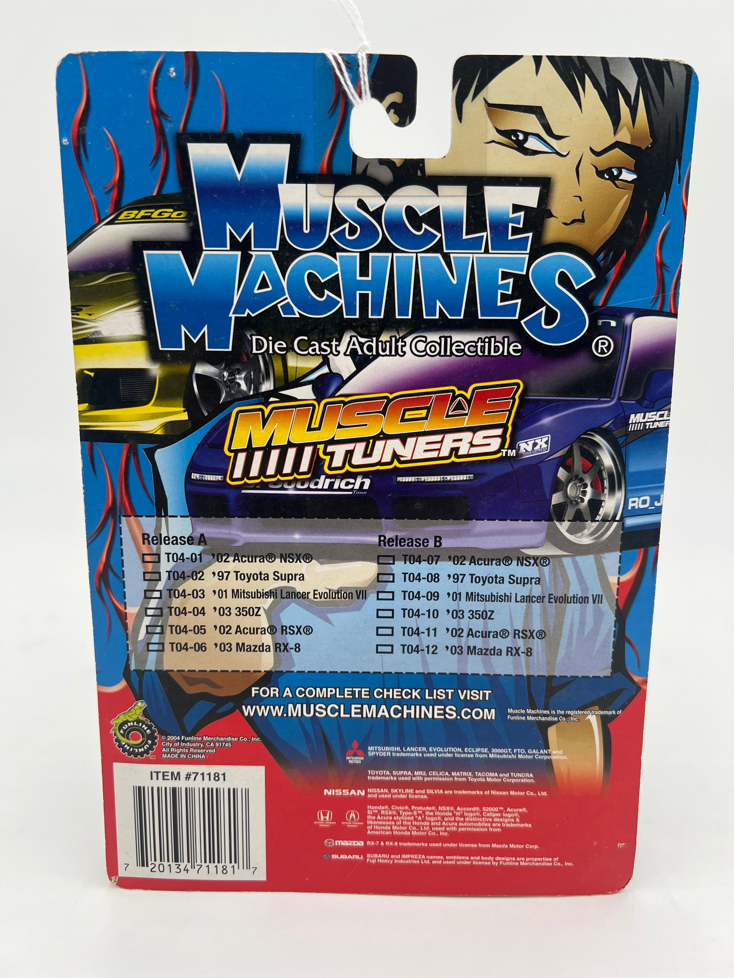 Muscle Machines Muscle Tuners 03 Mazda RX-8 Orange – carolinasdiecast