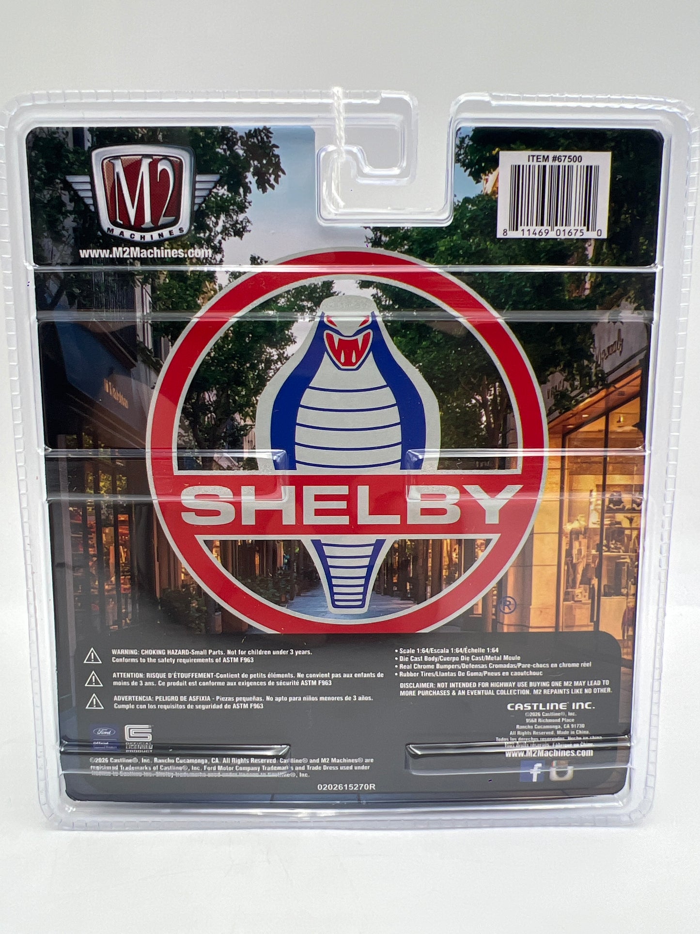 M2 Machines Diorama R21 1965 Shelby 427 Cobra