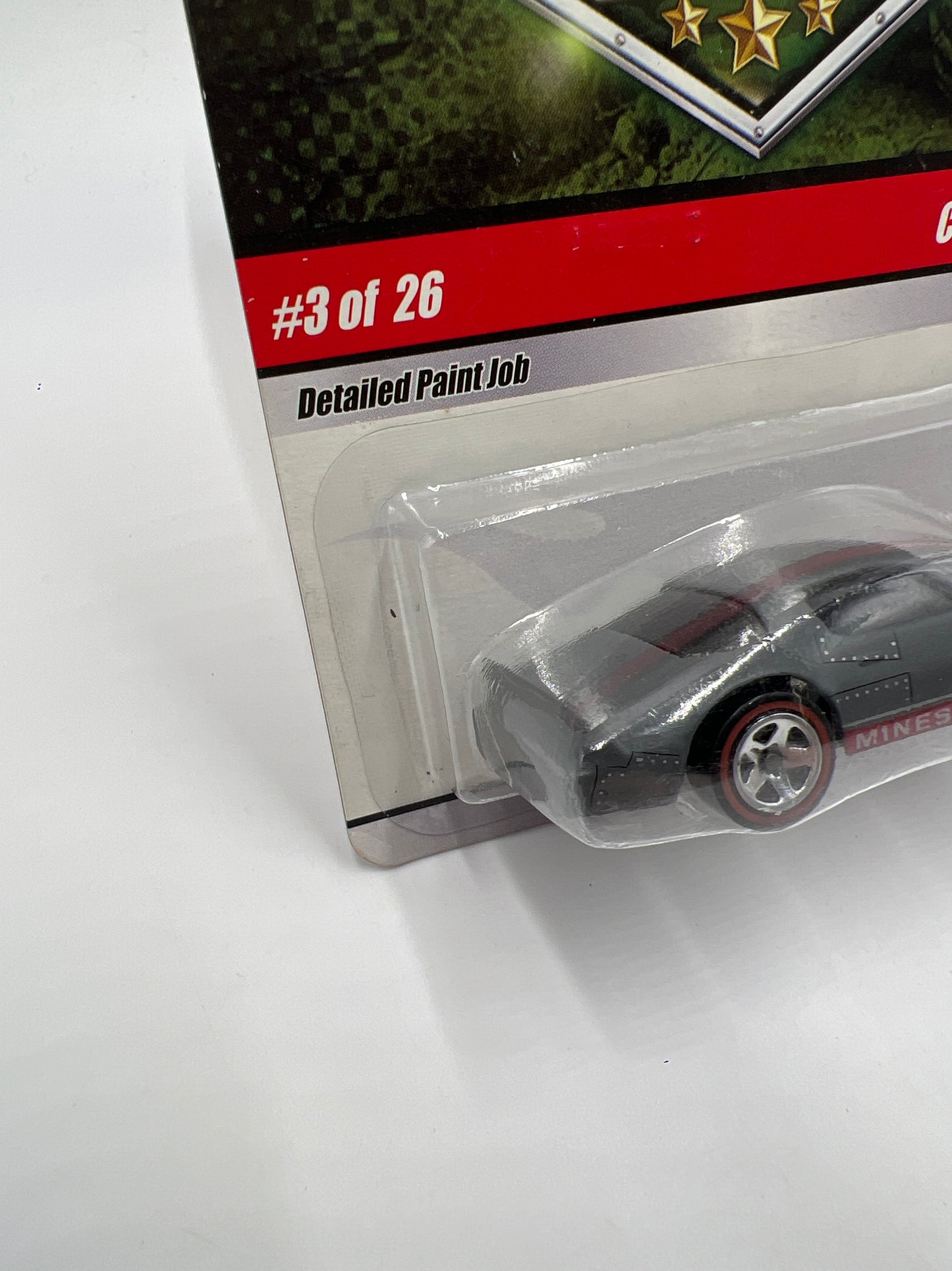 Hot Wheels Military Rods #3 Camaro Z28 Gray W/Protector