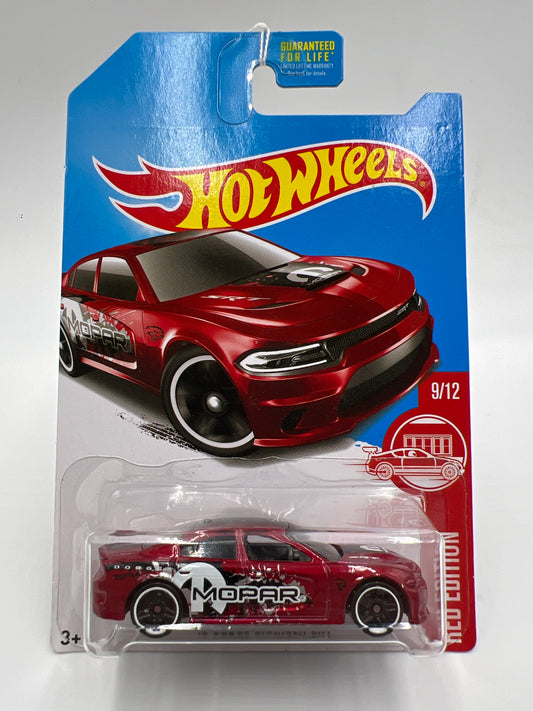 2017 Hot Wheels Target Exclusive Red Edition 15 Dodge Charger SRT Red