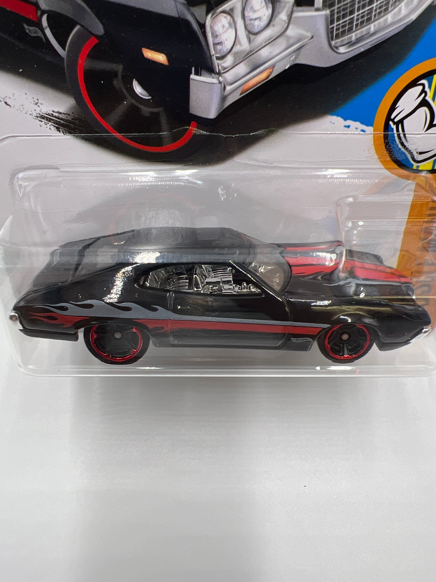 2016 Hot Wheels Muscle Mania #122 72 Ford Gran Torino Sport Black 33B