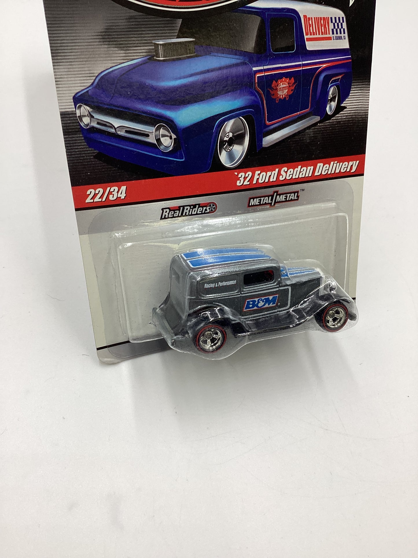 Hot Wheels Premium Delivery #22 B&M 32 Ford Sedan Delivery Silver 245N
