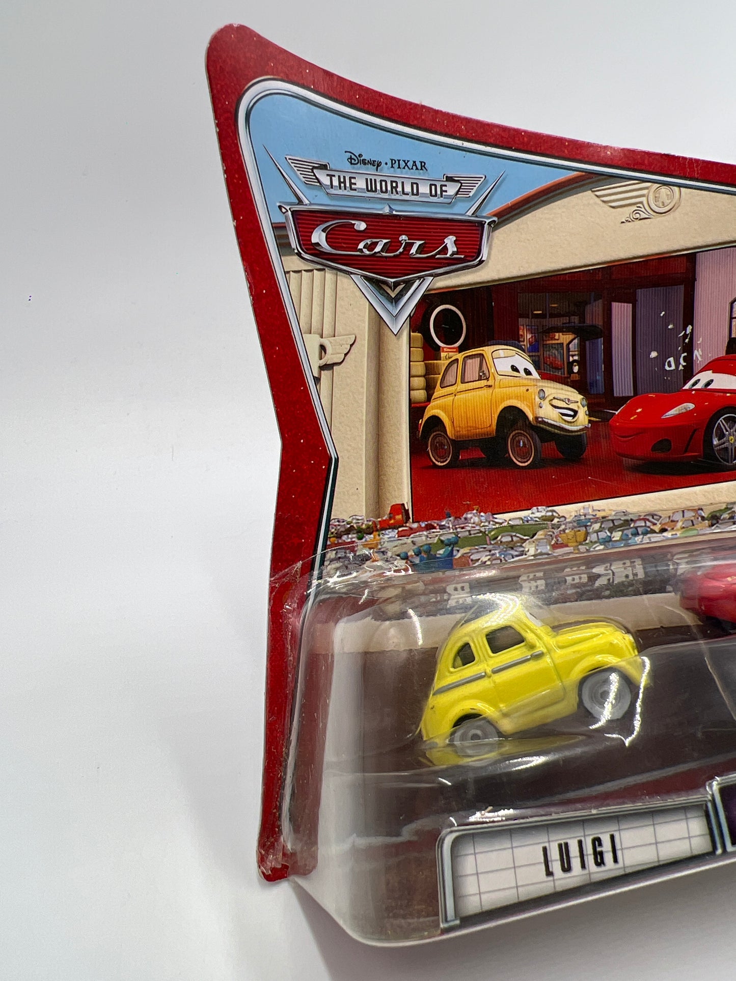 Disney Pixar The World Of Cars 2 Pack Movie Moments Luigi & Ferrari F430 142D