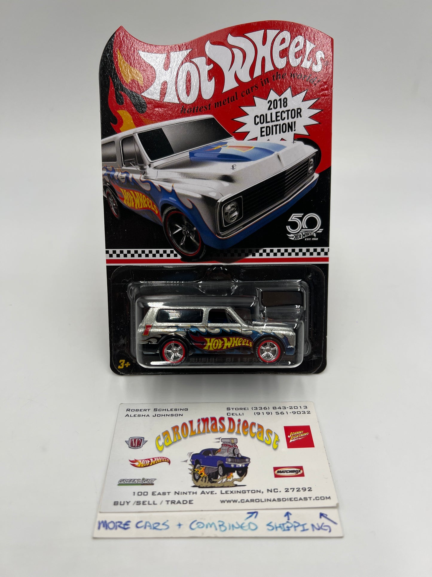 2018 Hot Wheels RLC Zamac Edition #1 70 Chevy Blazer W/Protector