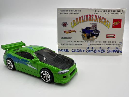 Hot Wheels Fast & Furious 95 Mitsubishi Eclipse Green Loose CUSTOM