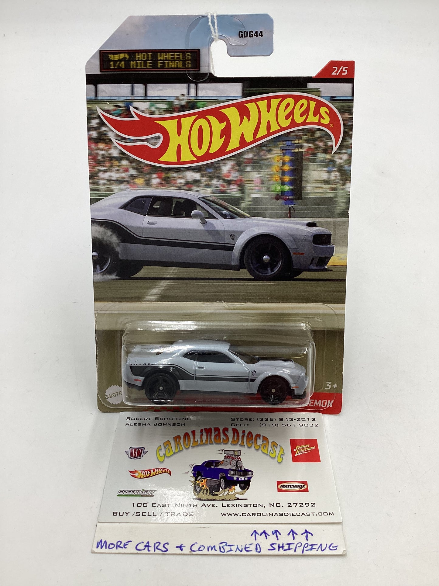 2021 Hot wheels 1/4 Mile Finals #2 18 Dodge Challenger SRT Demon 152F