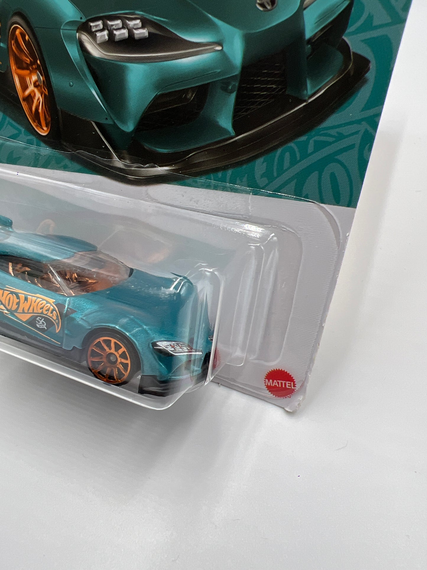 2024 Hot Wheels 56th Anniversary Pearl and Chrome #3 20 Toyota GR Supra 155A