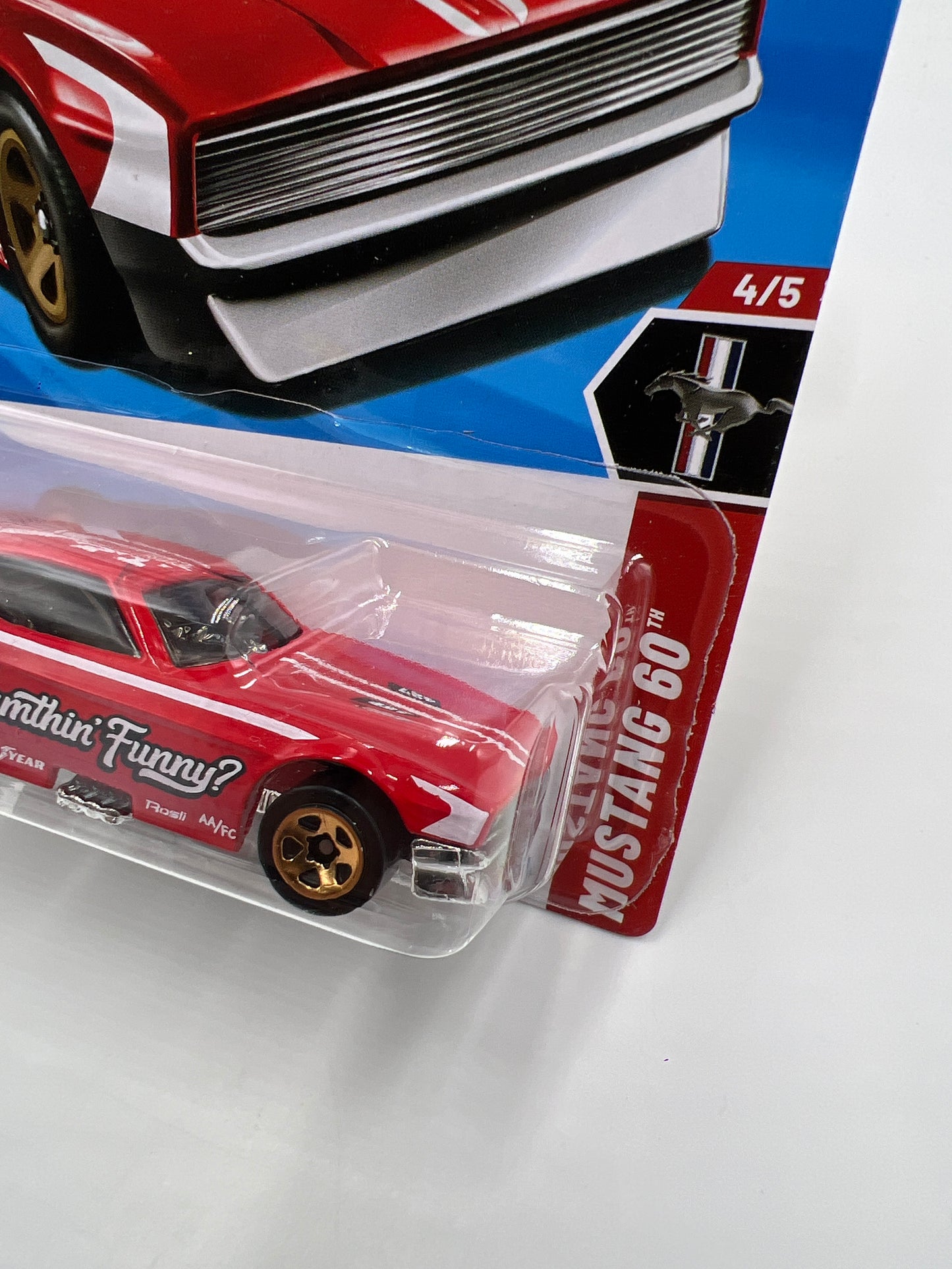 2025 Hot Wheels J Case Mustang 60th #175 71 Mustang Funny Car Red 21D